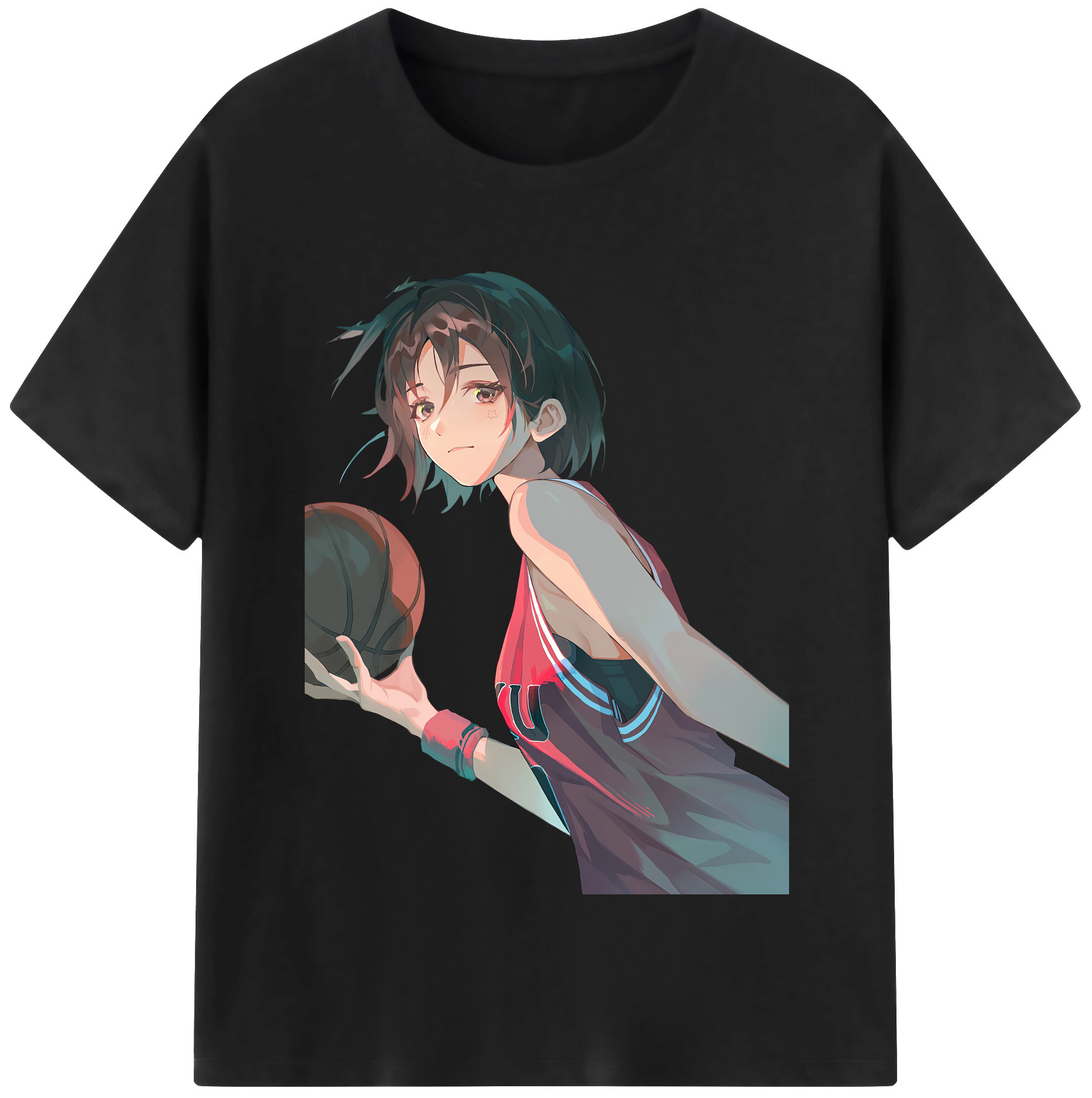 （画像用） SLAM DUNK／スラムダンク レディースカジュアルプリントTシャツ（綿100％）