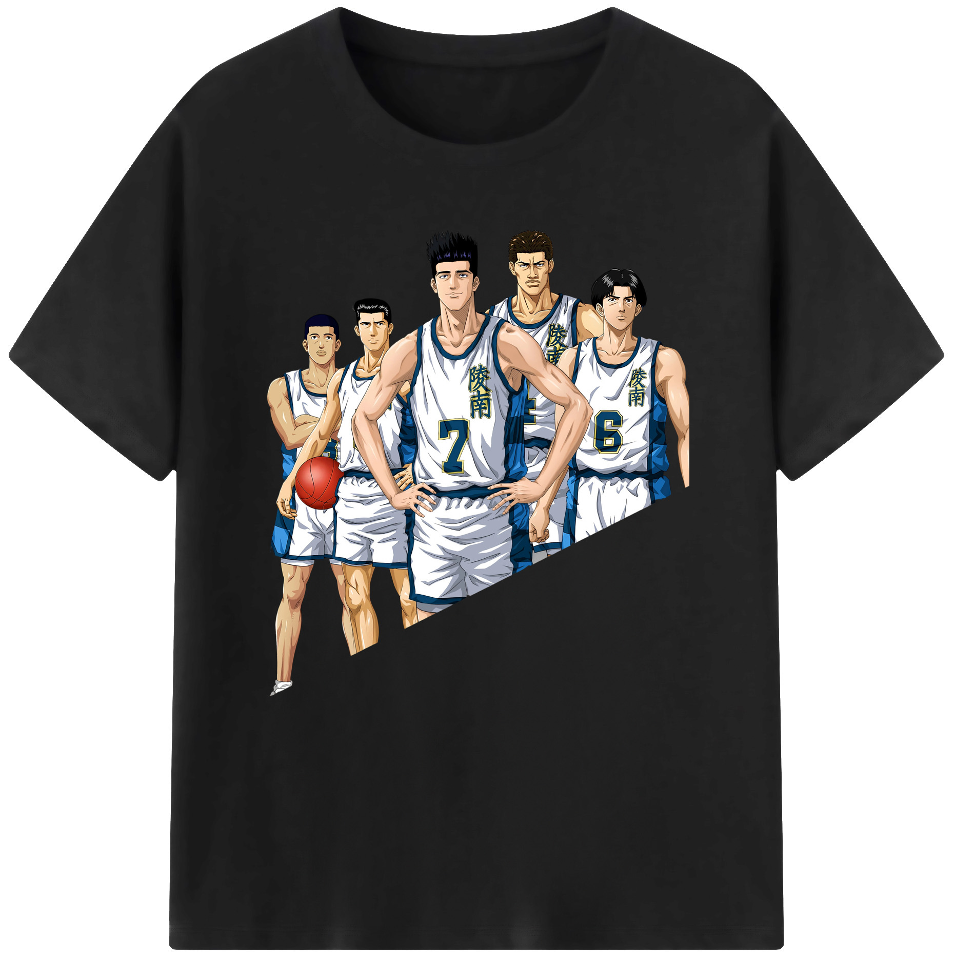（画像用） SLAM DUNK／スラムダンク レディースカジュアルプリントTシャツ（綿100％）