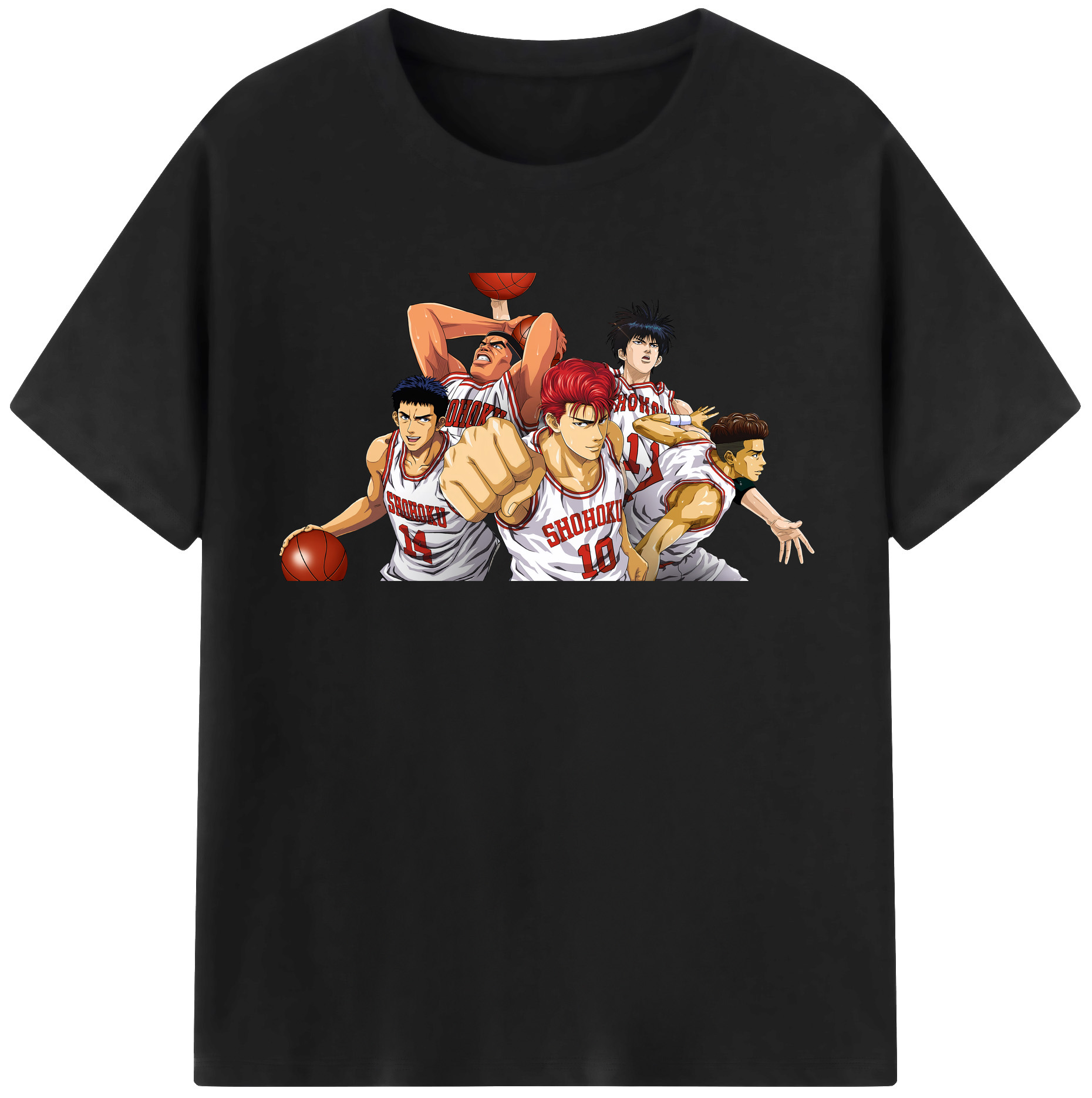 （画像用） SLAM DUNK／スラムダンク レディースカジュアルプリントTシャツ（綿100％）