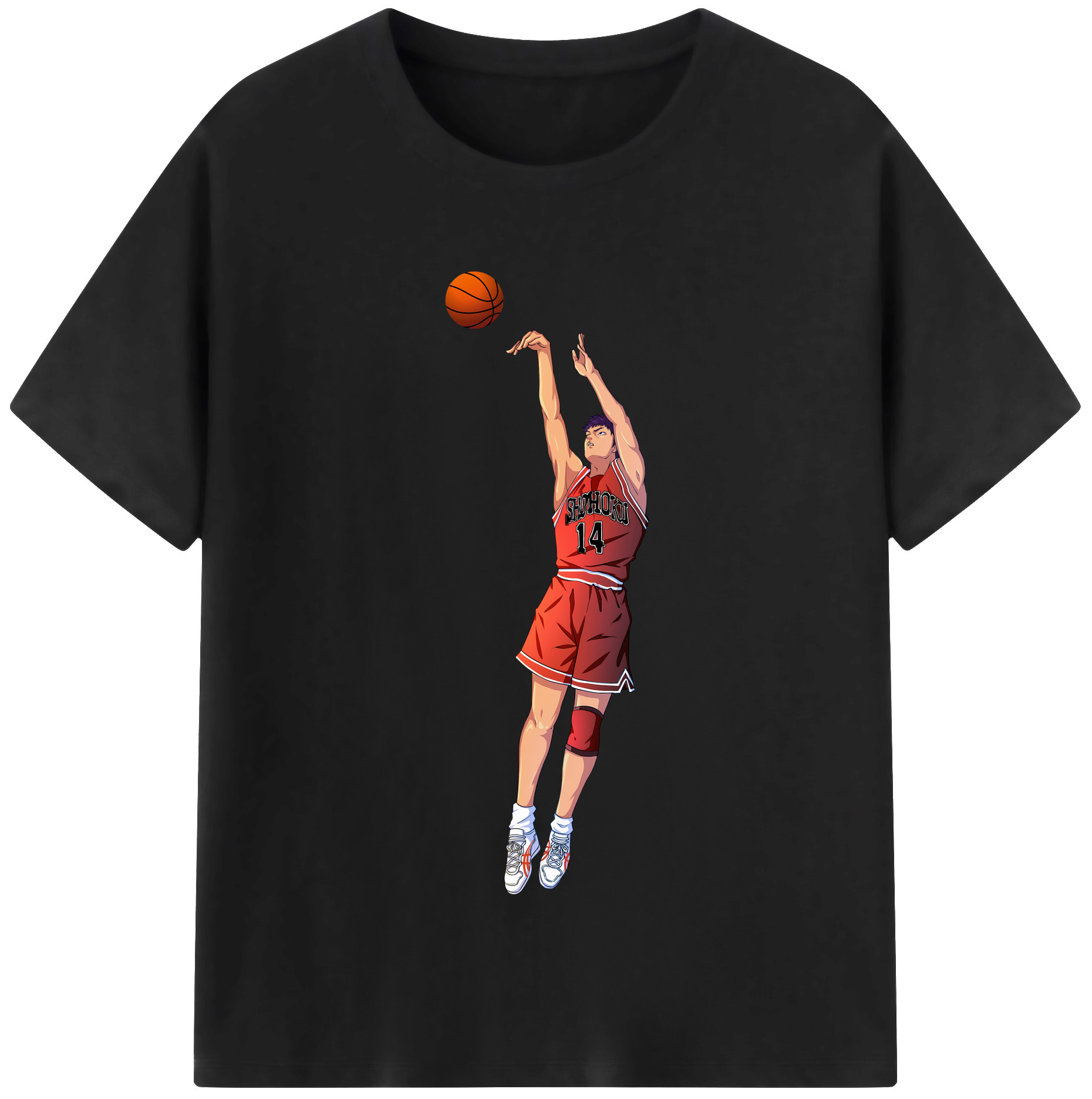 （画像用） SLAM DUNK／スラムダンク レディースカジュアルプリントTシャツ（綿100％）