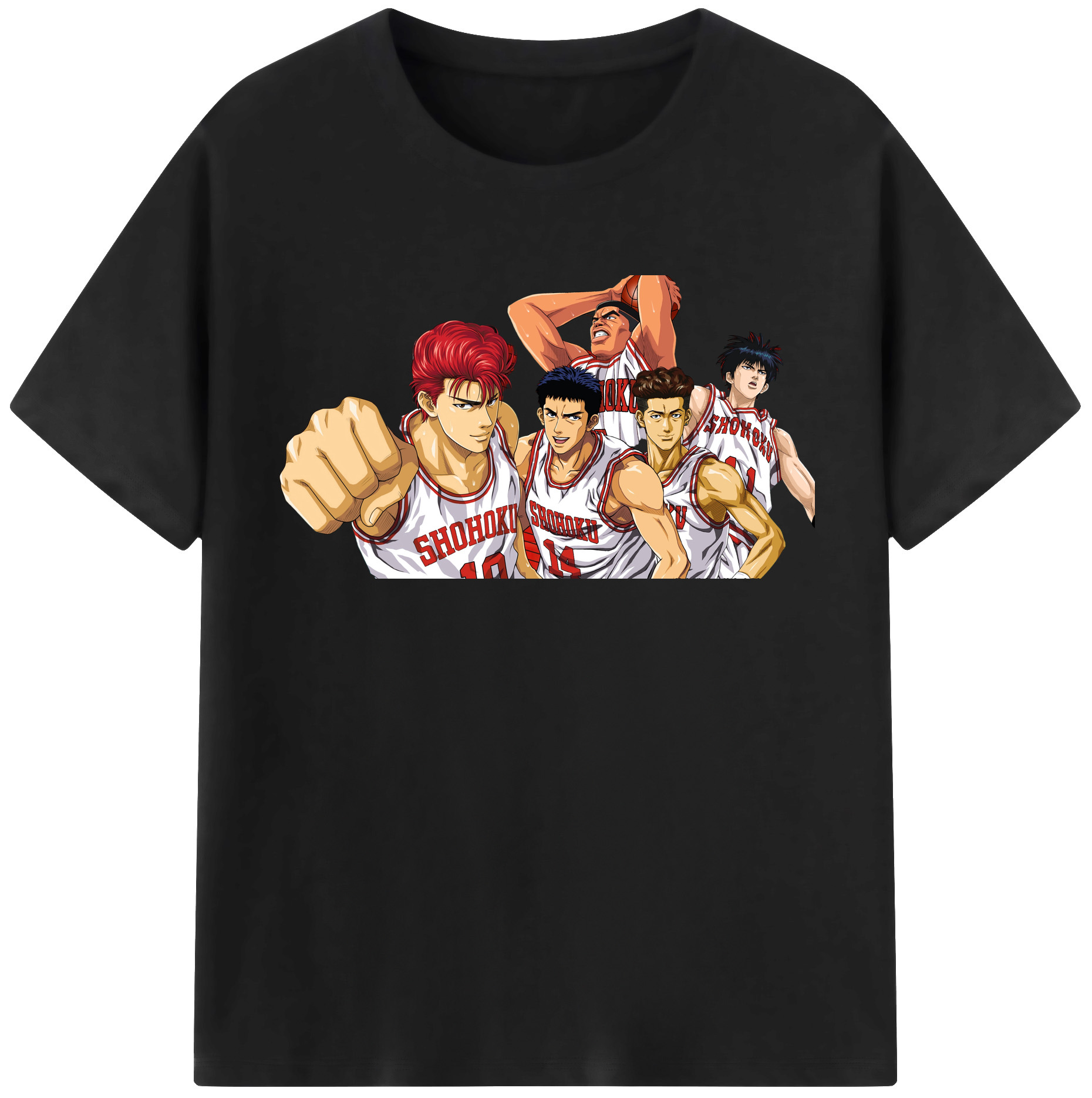 （画像用） SLAM DUNK／スラムダンク レディースカジュアルプリントTシャツ（綿100％）
