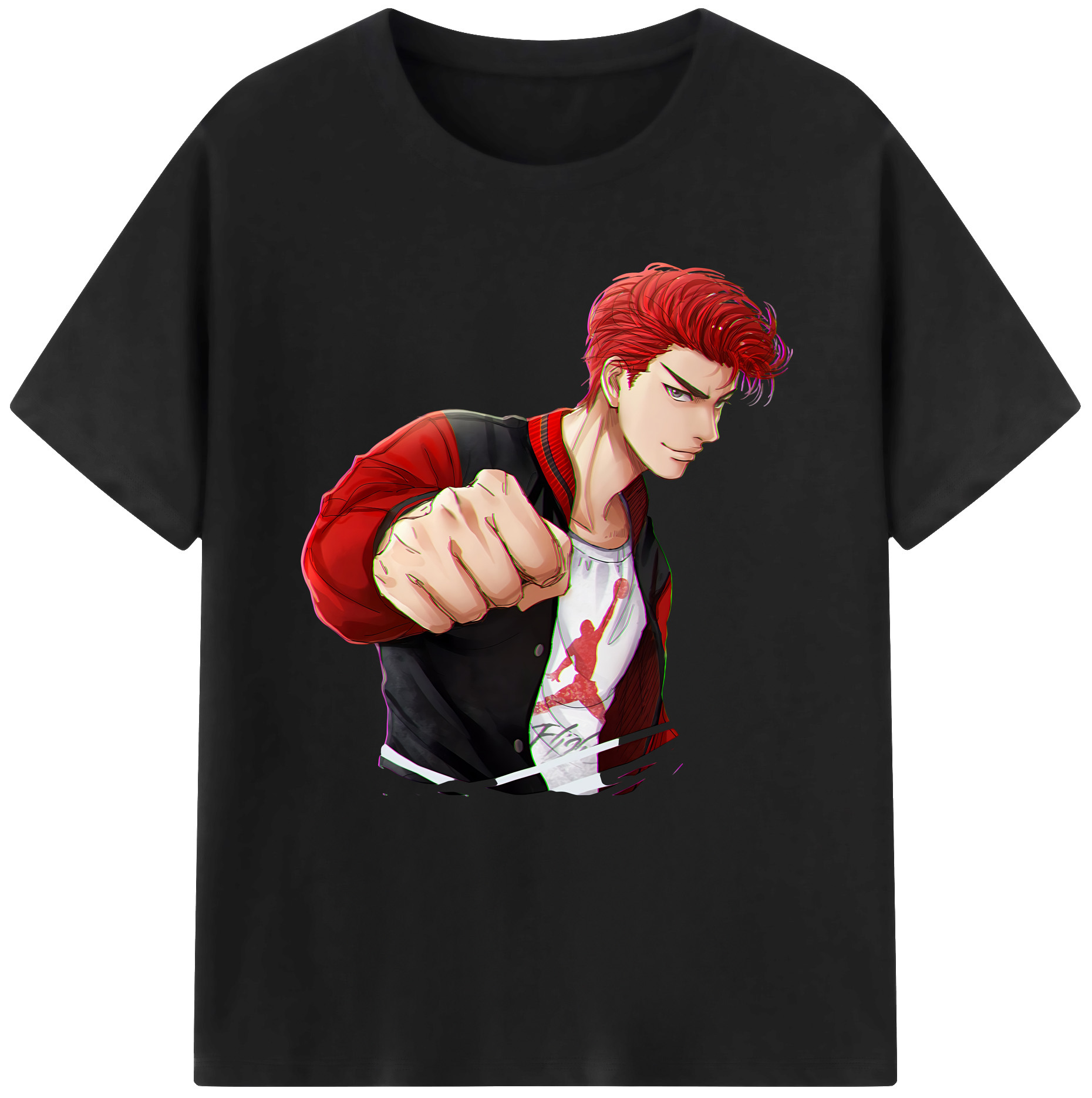 （画像用） SLAM DUNK／スラムダンク レディースカジュアルプリントTシャツ（綿100％）