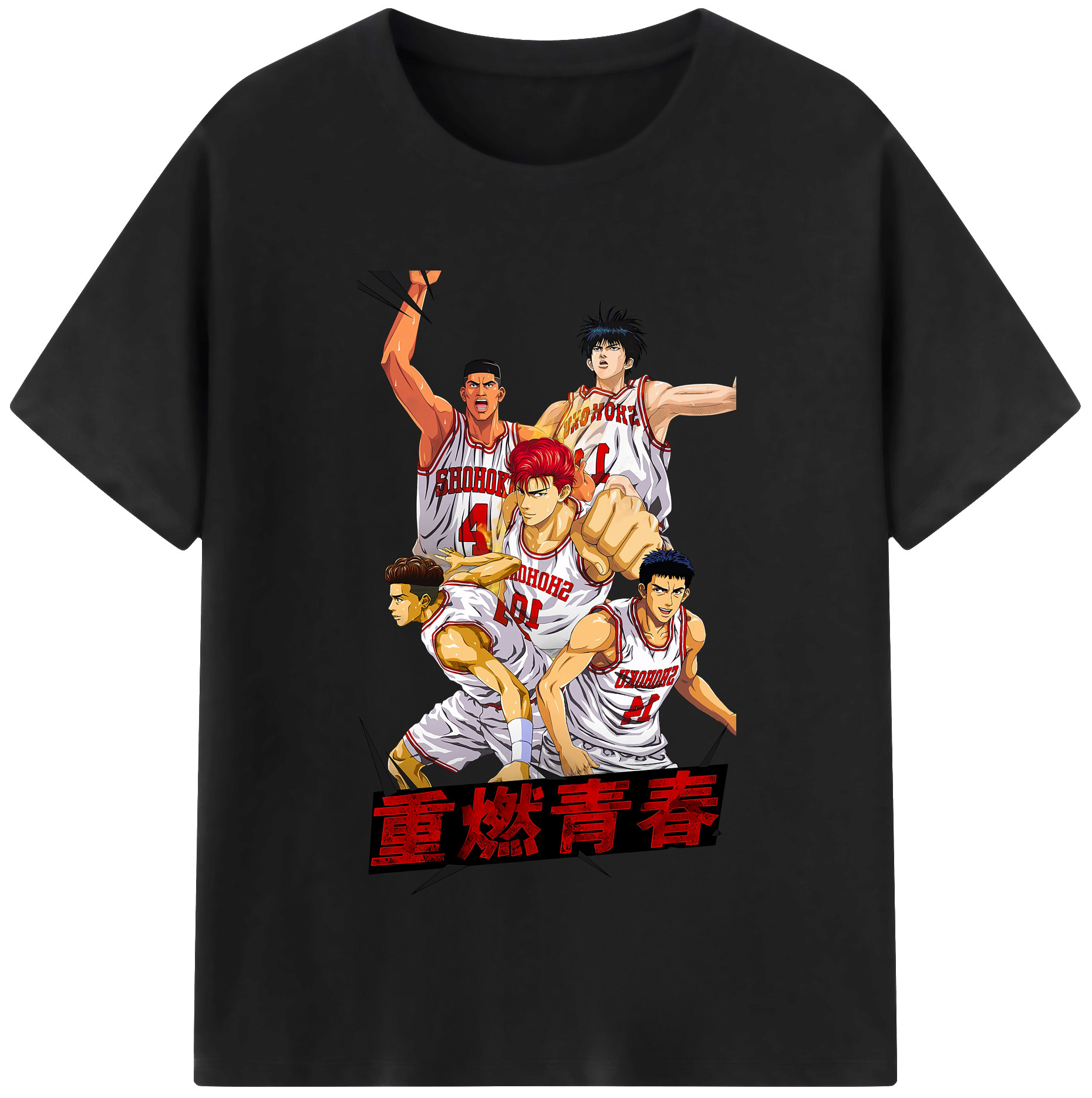 （画像用） SLAM DUNK／スラムダンク レディースカジュアルプリントTシャツ（綿100％）