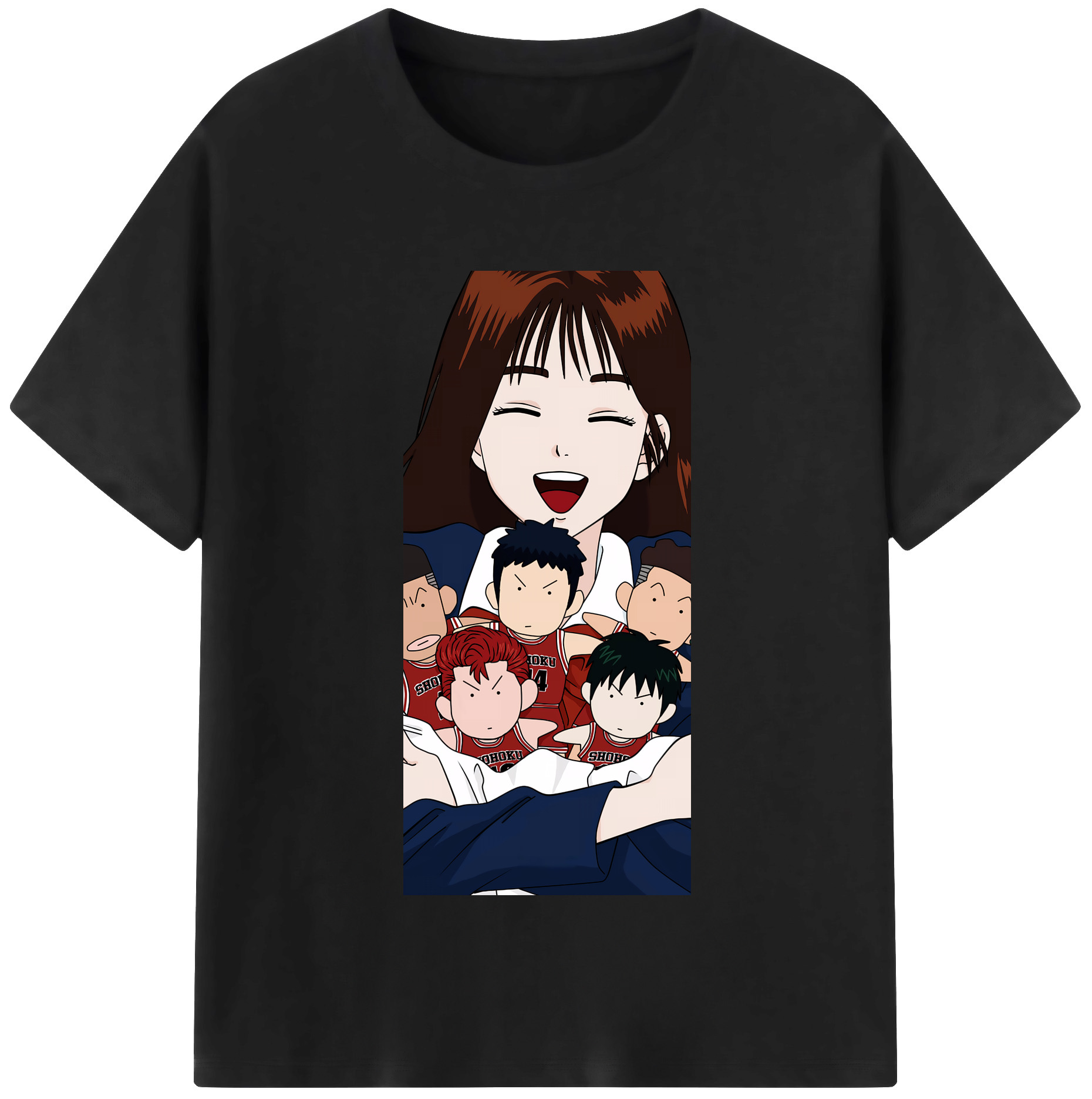 （画像用） SLAM DUNK／スラムダンク レディースカジュアルプリントTシャツ（綿100％）