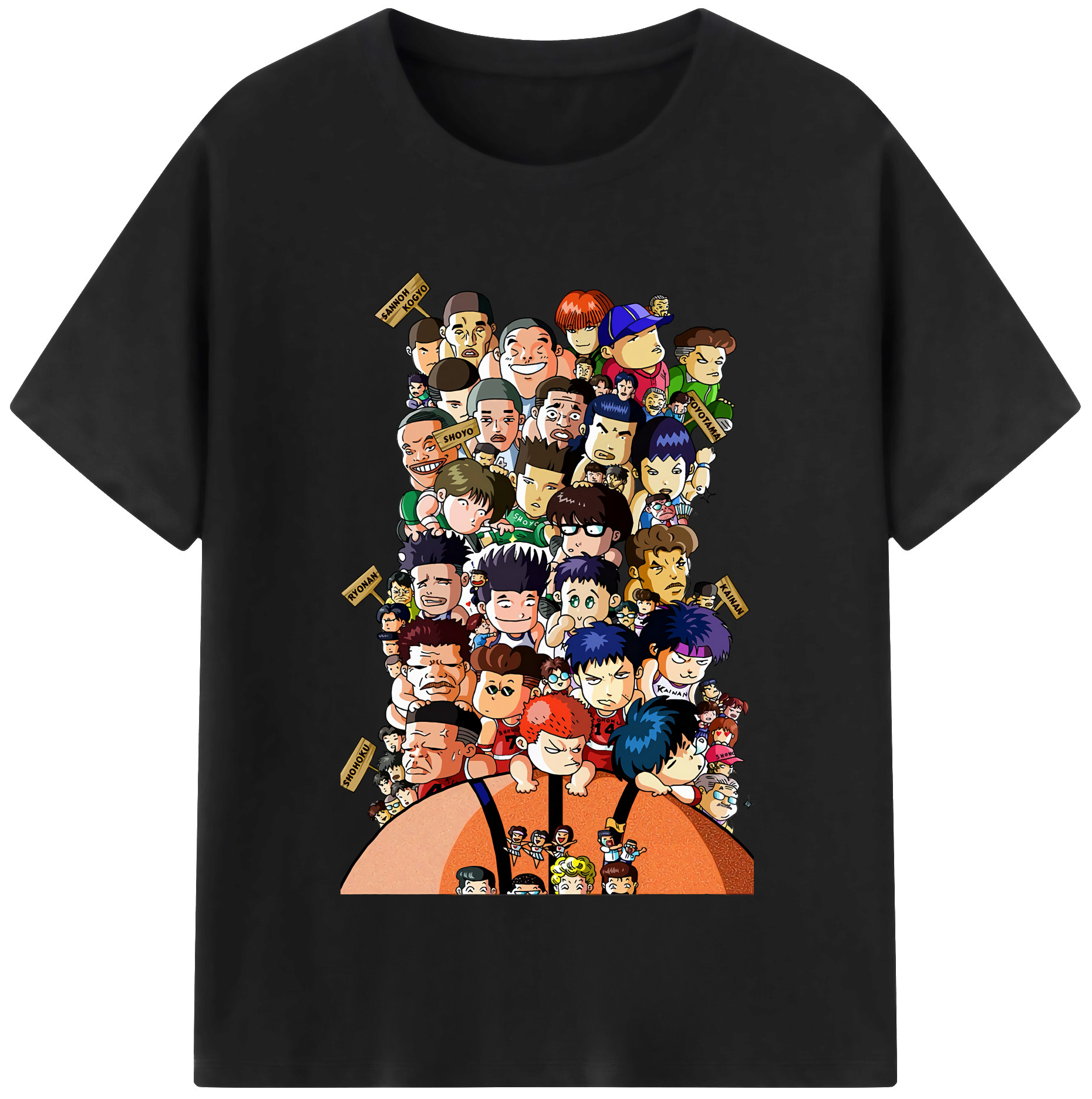 （画像用） SLAM DUNK／スラムダンク レディースカジュアルプリントTシャツ（綿100％）