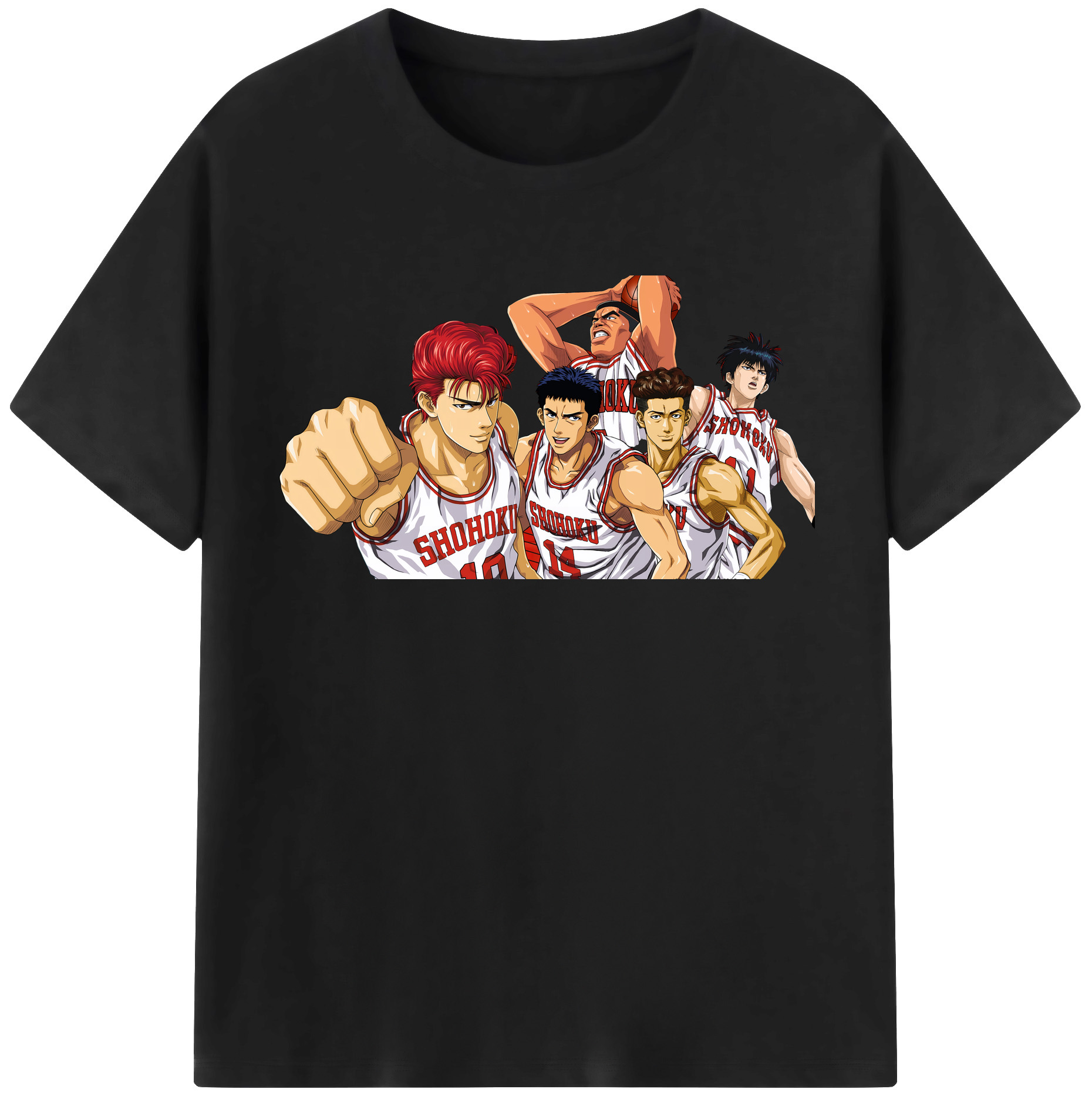 （画像用） SLAM DUNK／スラムダンク レディースカジュアルプリントTシャツ（綿100％）