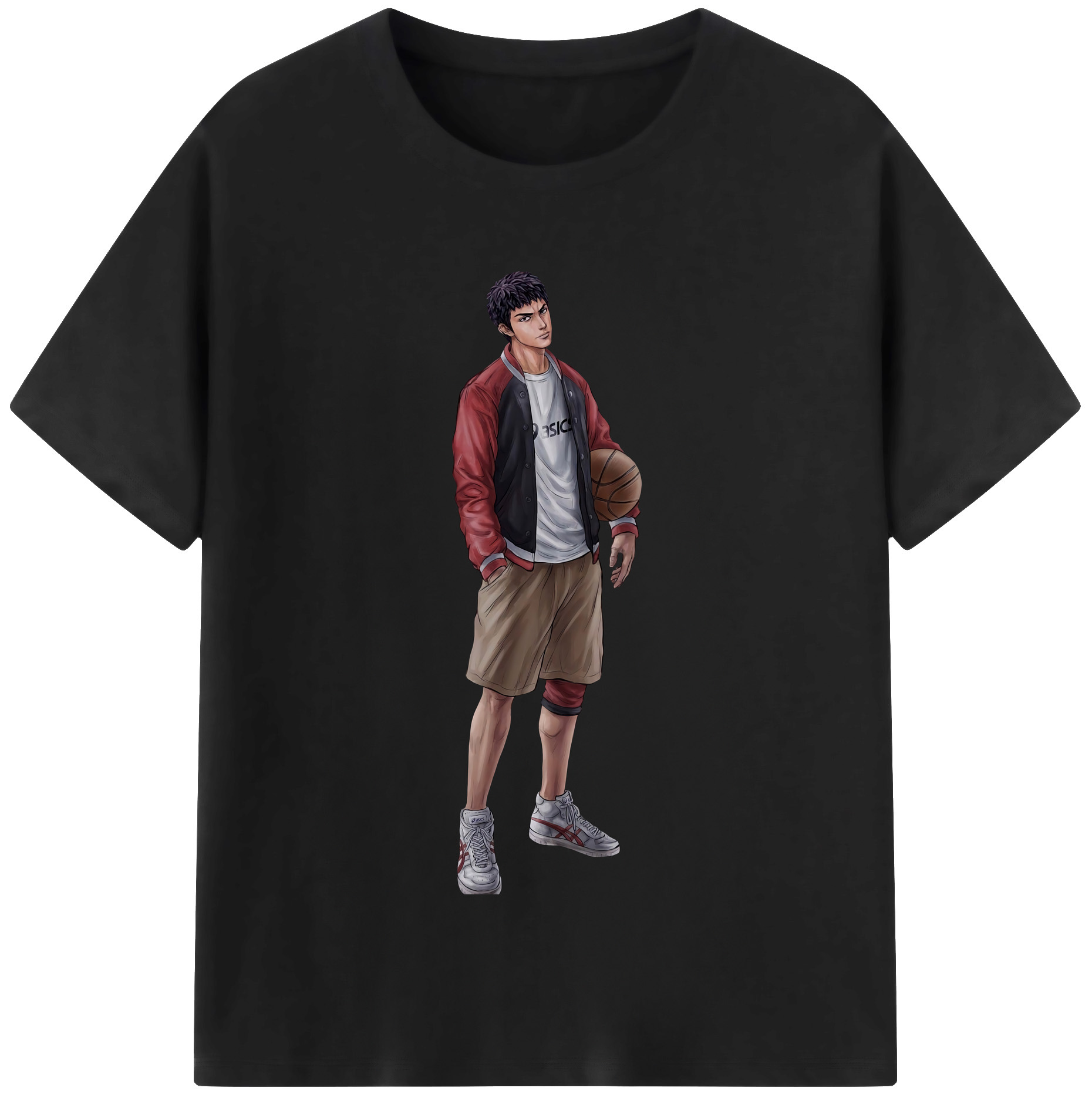 （画像用） SLAM DUNK／スラムダンク レディースカジュアルプリントTシャツ（綿100％）