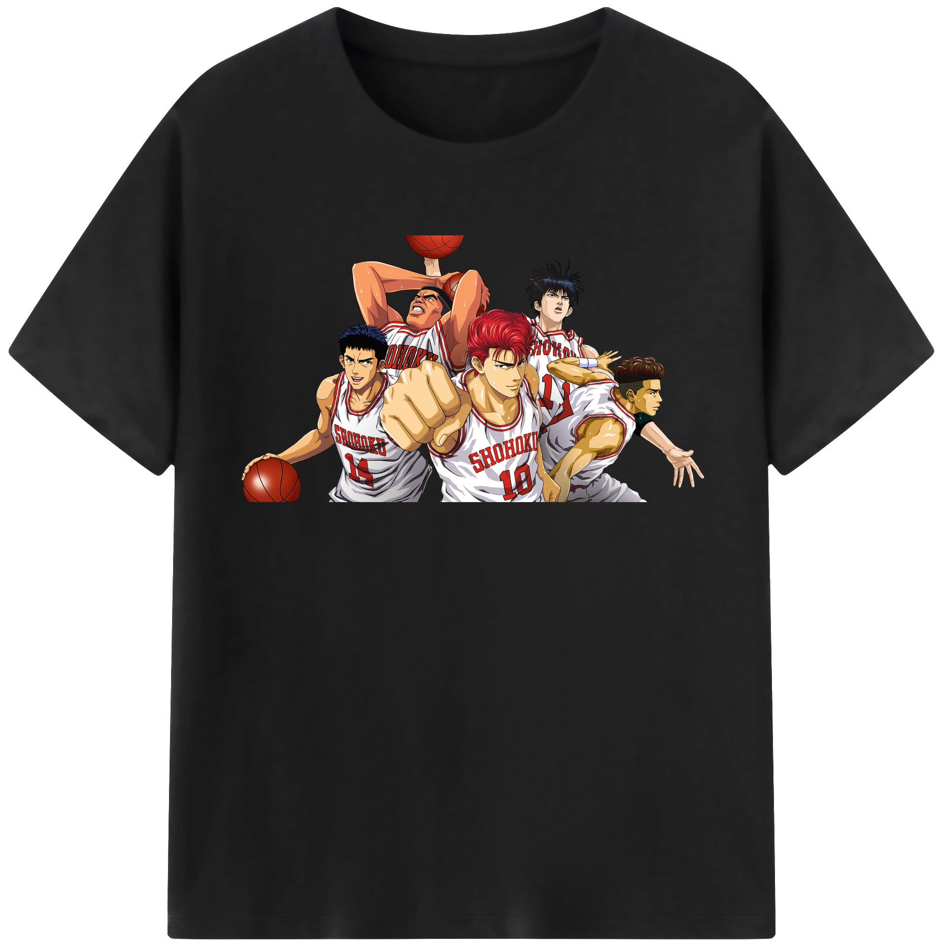 （画像用） SLAM DUNK／スラムダンク レディースカジュアルプリントTシャツ（綿100％）