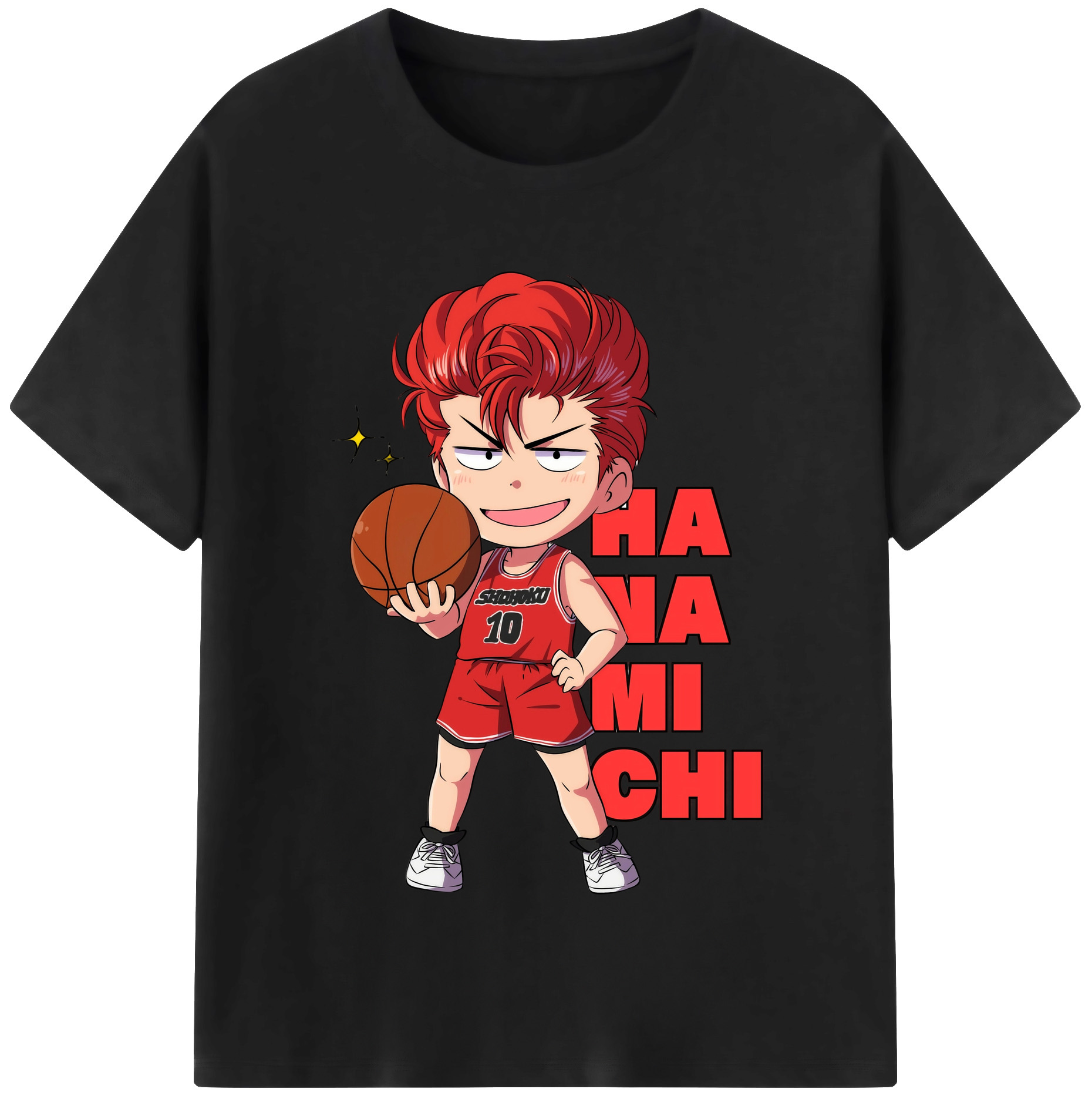（画像用） SLAM DUNK／スラムダンク レディースカジュアルプリントTシャツ（綿100％）