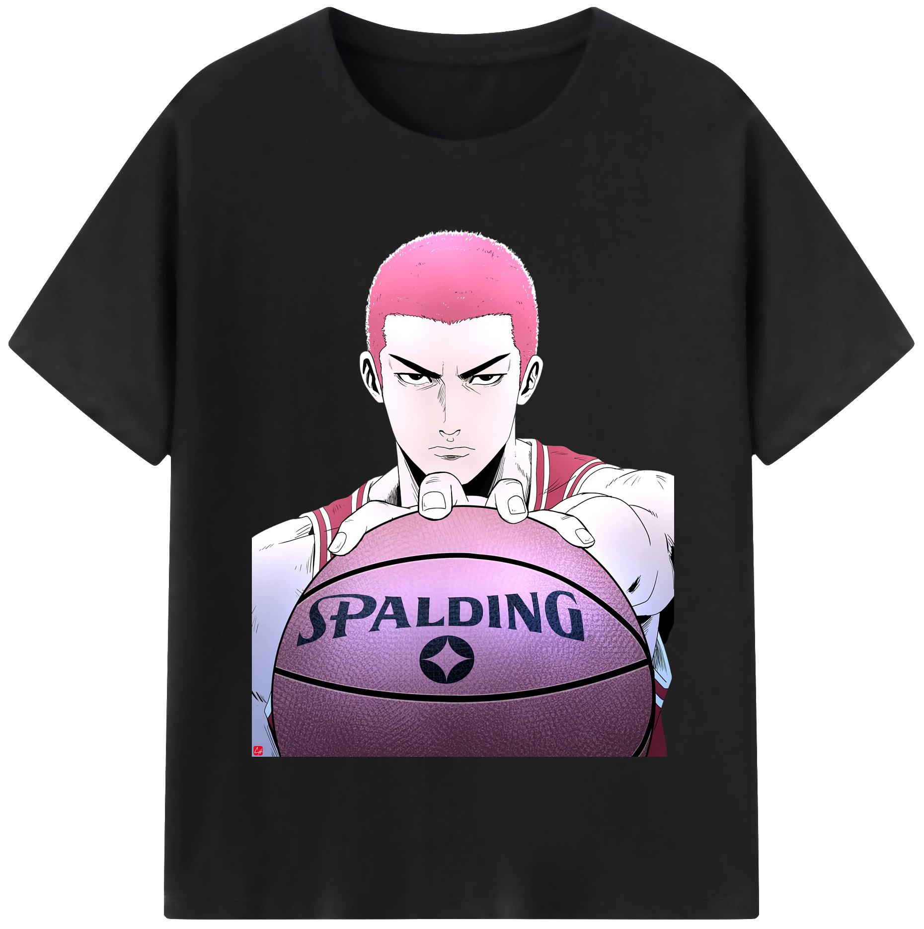 （画像用） SLAM DUNK／スラムダンク レディースカジュアルプリントTシャツ（綿100％）