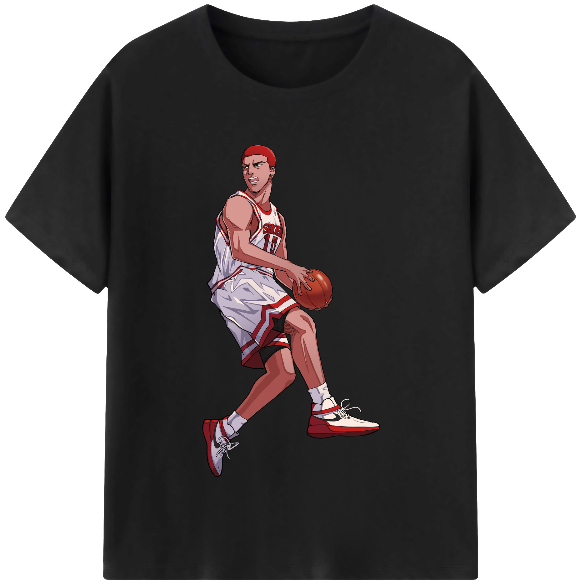 （画像用） SLAM DUNK／スラムダンク レディースカジュアルプリントTシャツ（綿100％）
