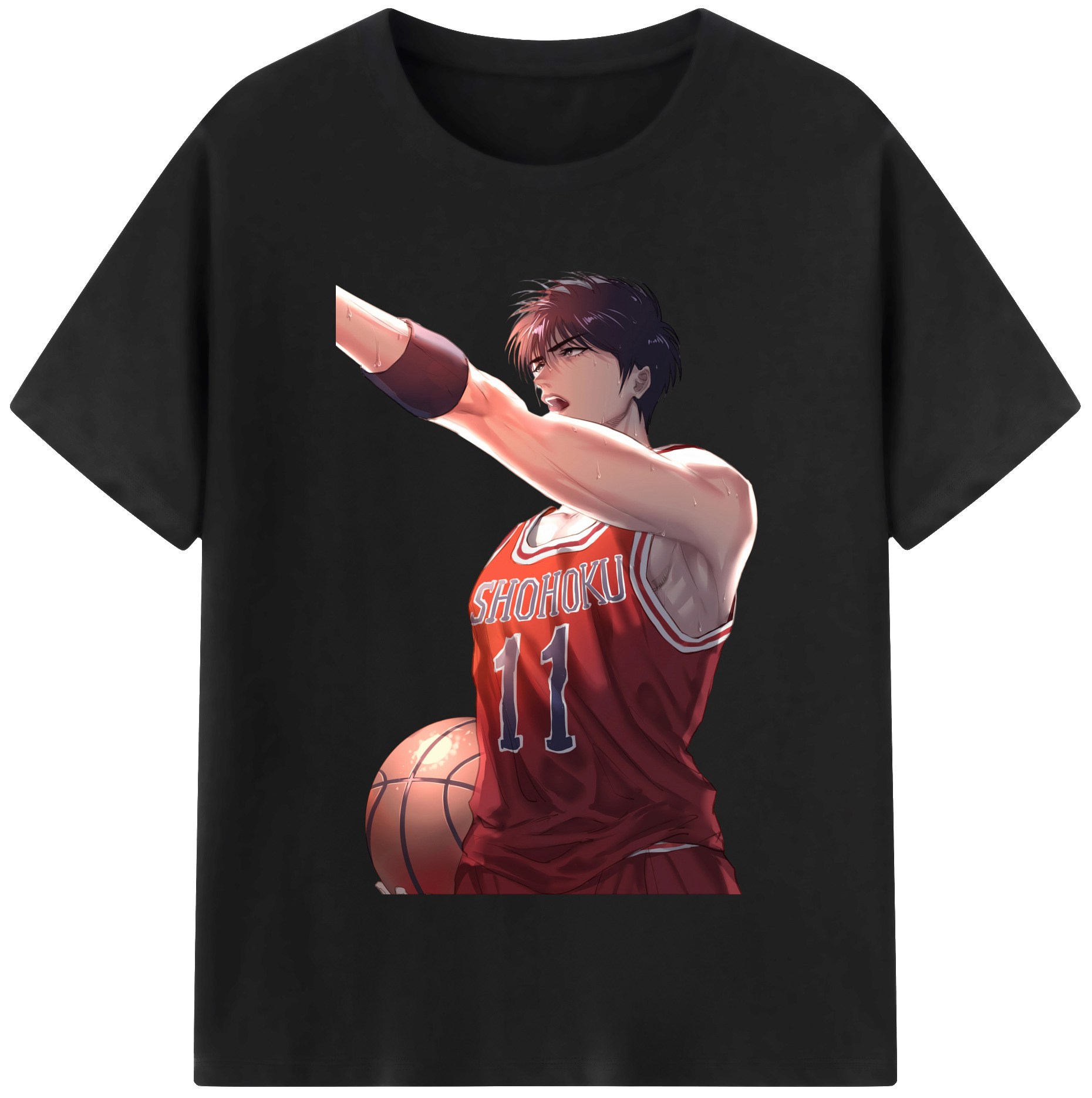 （画像用） SLAM DUNK／スラムダンク レディースカジュアルプリントTシャツ（綿100％）