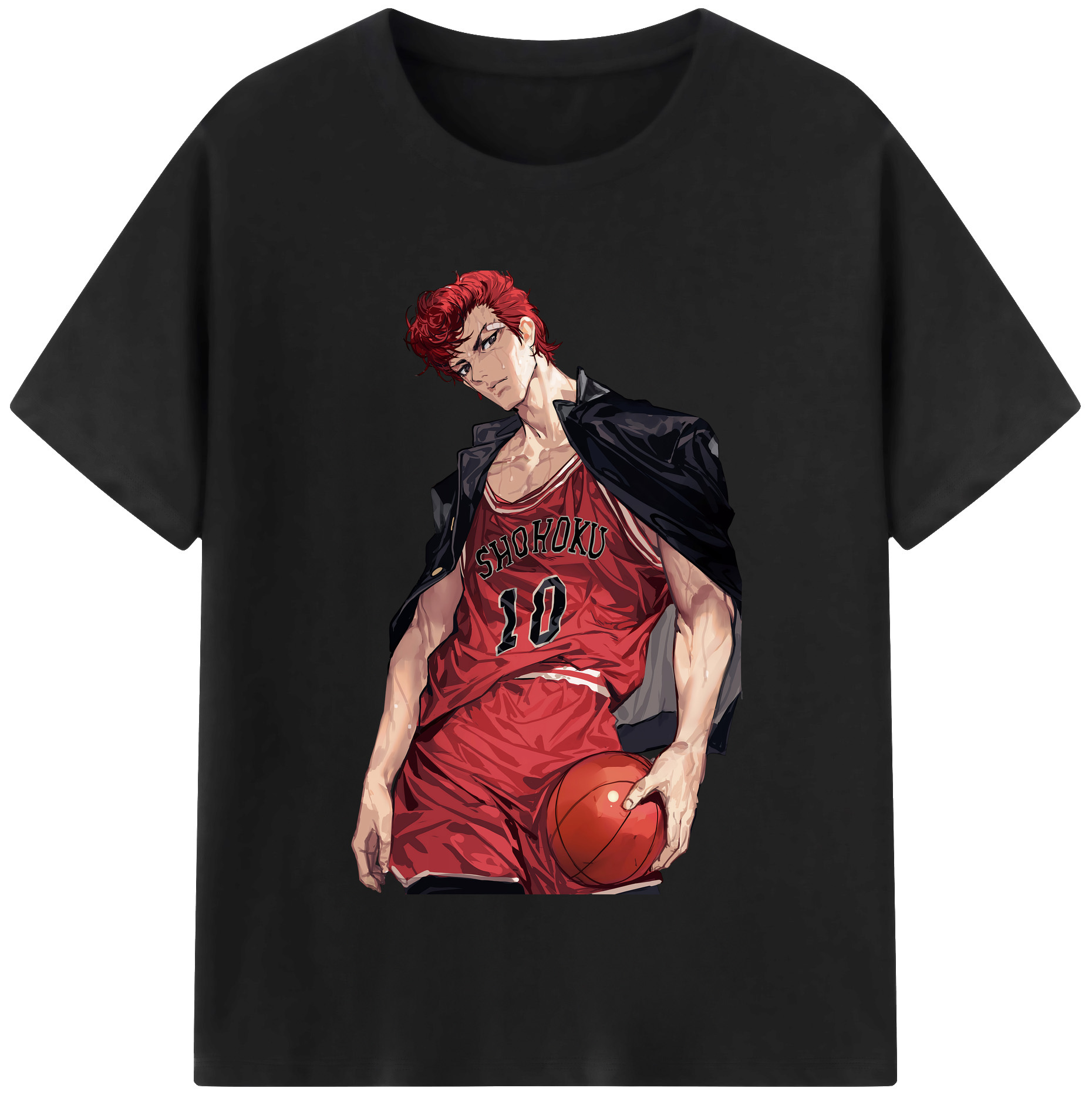 （画像用） SLAM DUNK／スラムダンク レディースカジュアルプリントTシャツ（綿100％）