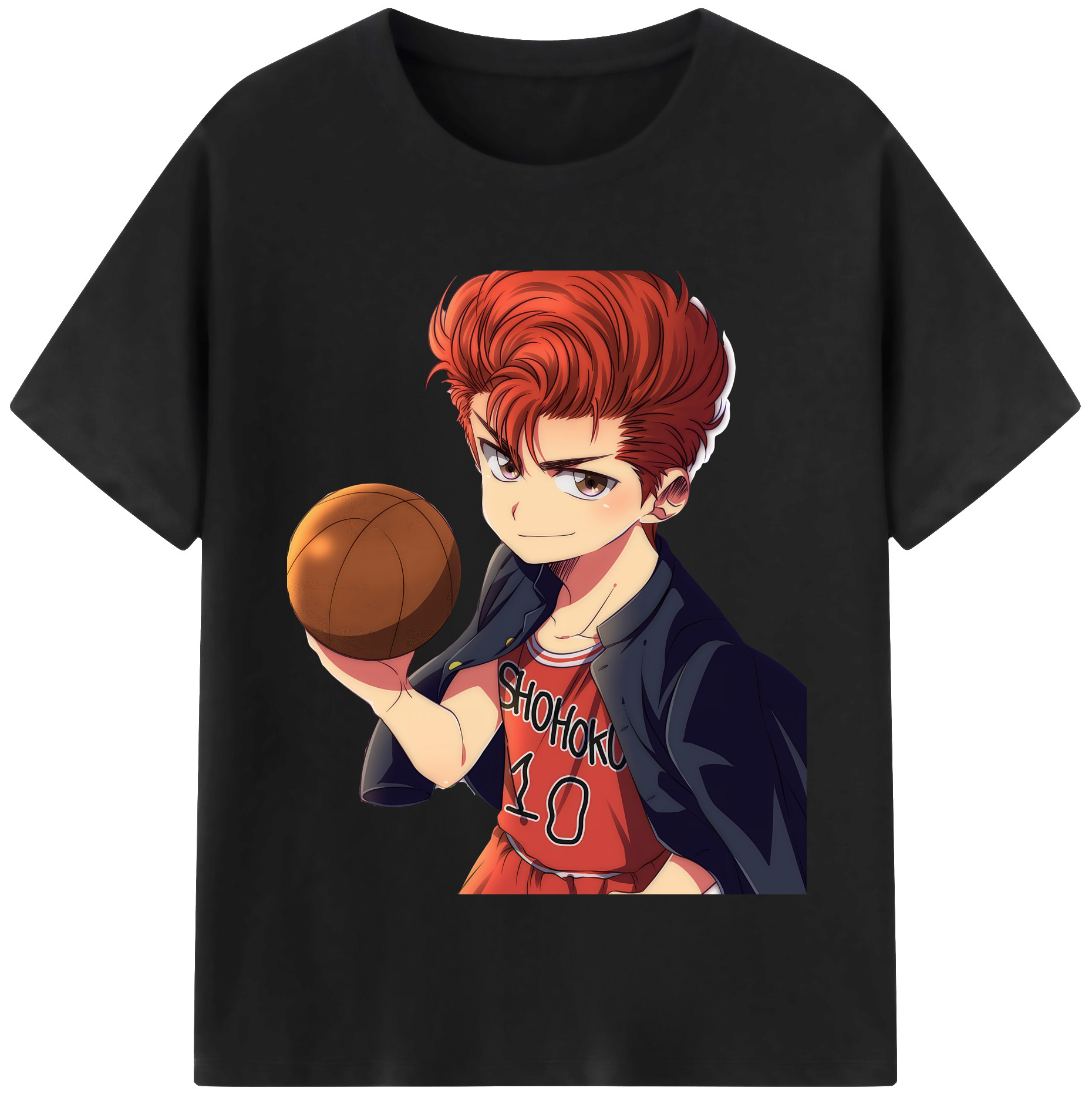 （画像用） SLAM DUNK／スラムダンク レディースカジュアルプリントTシャツ（綿100％）