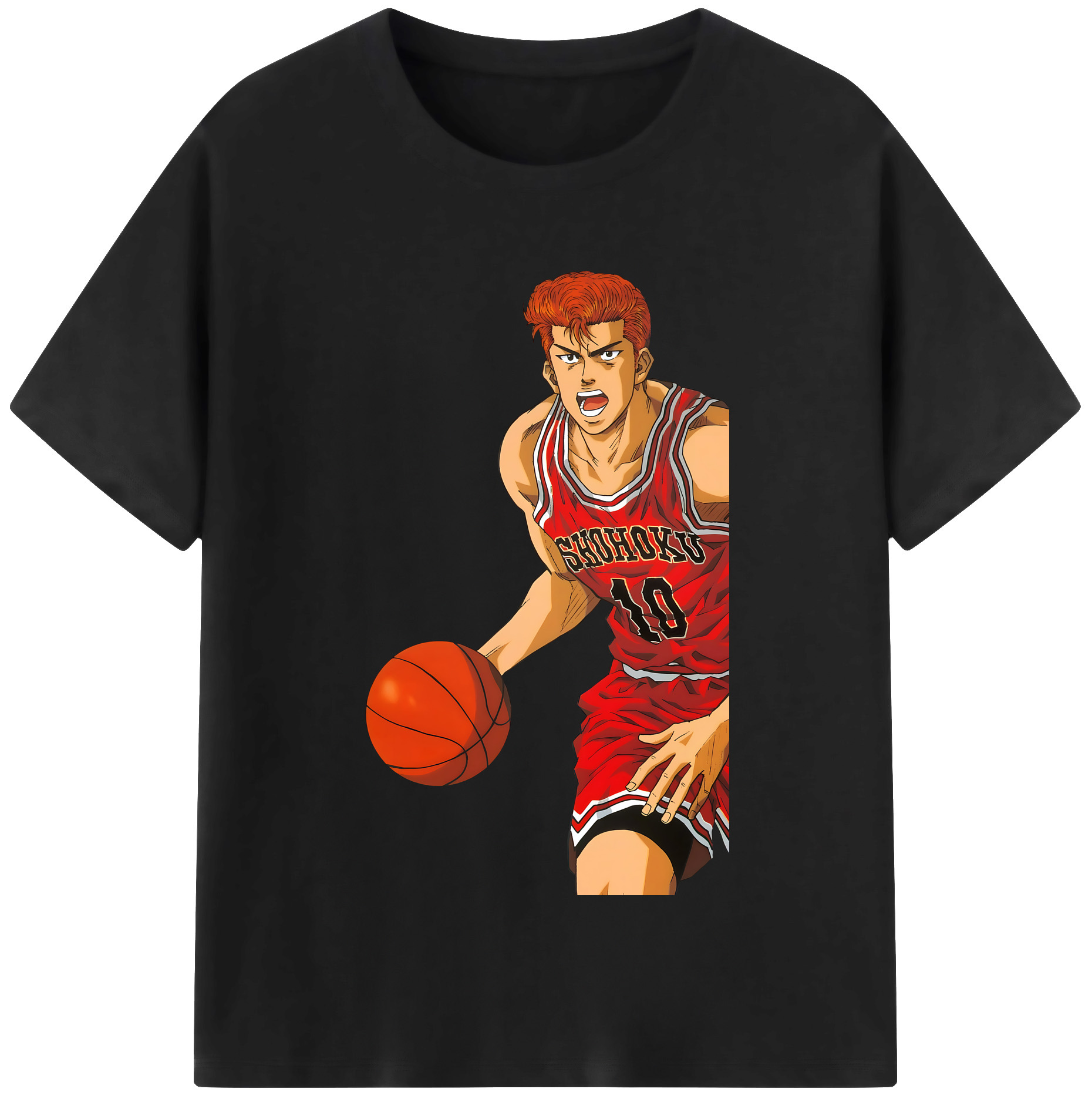 （画像用） SLAM DUNK／スラムダンク レディースカジュアルプリントTシャツ（綿100％）