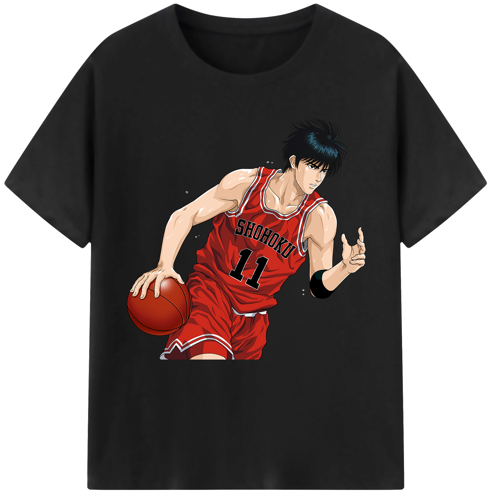 （画像用） SLAM DUNK／スラムダンク レディースカジュアルプリントTシャツ（綿100％）