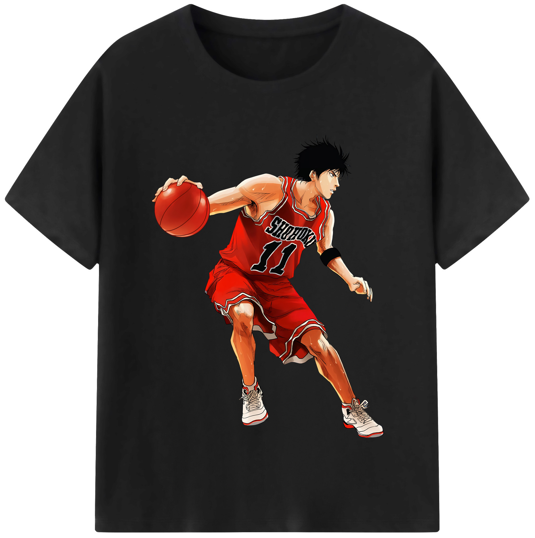 （画像用） SLAM DUNK／スラムダンク レディースカジュアルプリントTシャツ（綿100％）