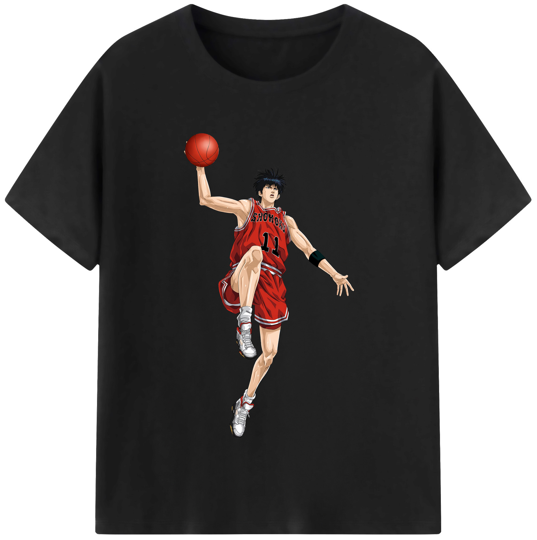 （画像用） SLAM DUNK／スラムダンク レディースカジュアルプリントTシャツ（綿100％）