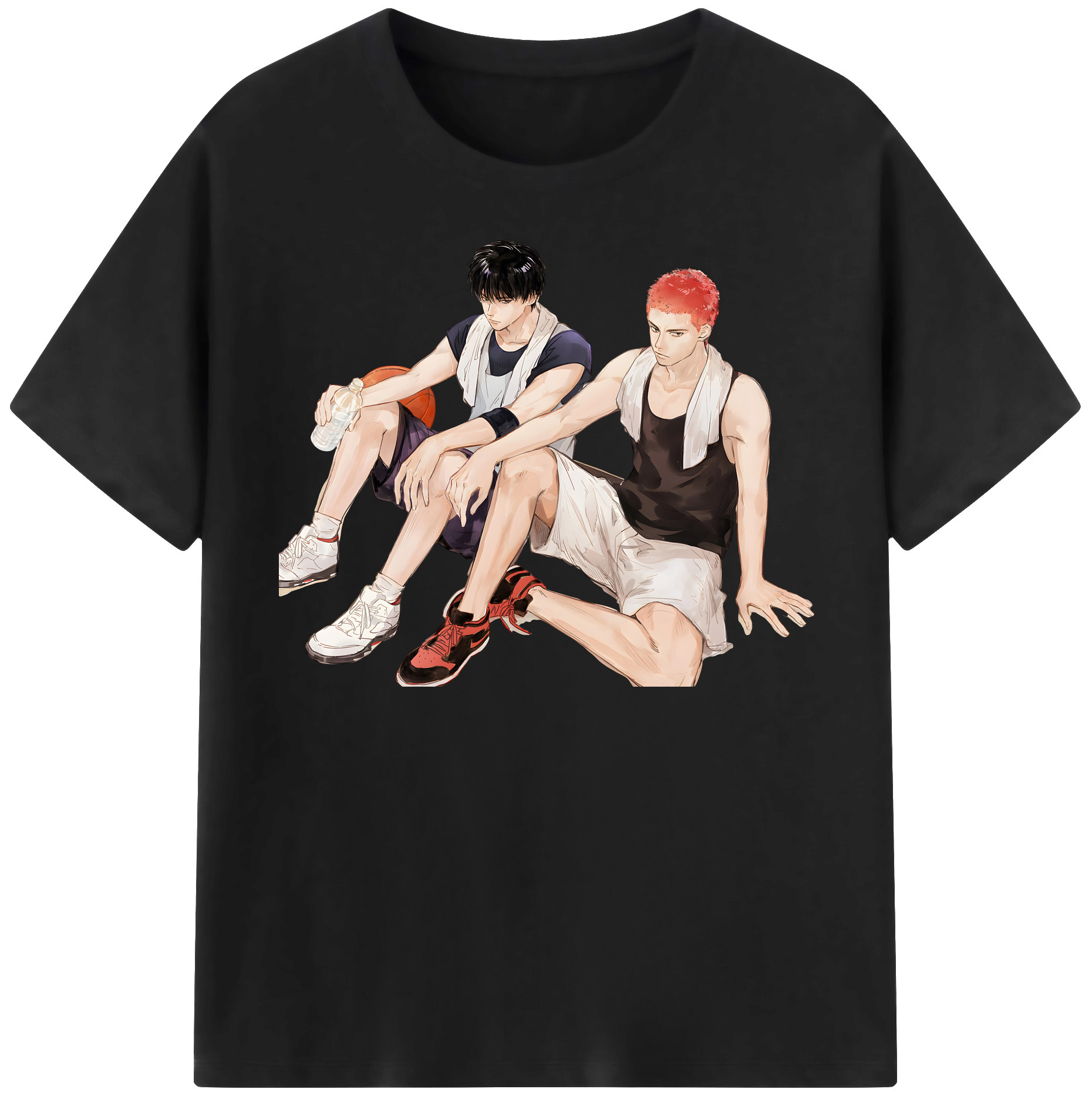 （画像用） SLAM DUNK／スラムダンク レディースカジュアルプリントTシャツ（綿100％）