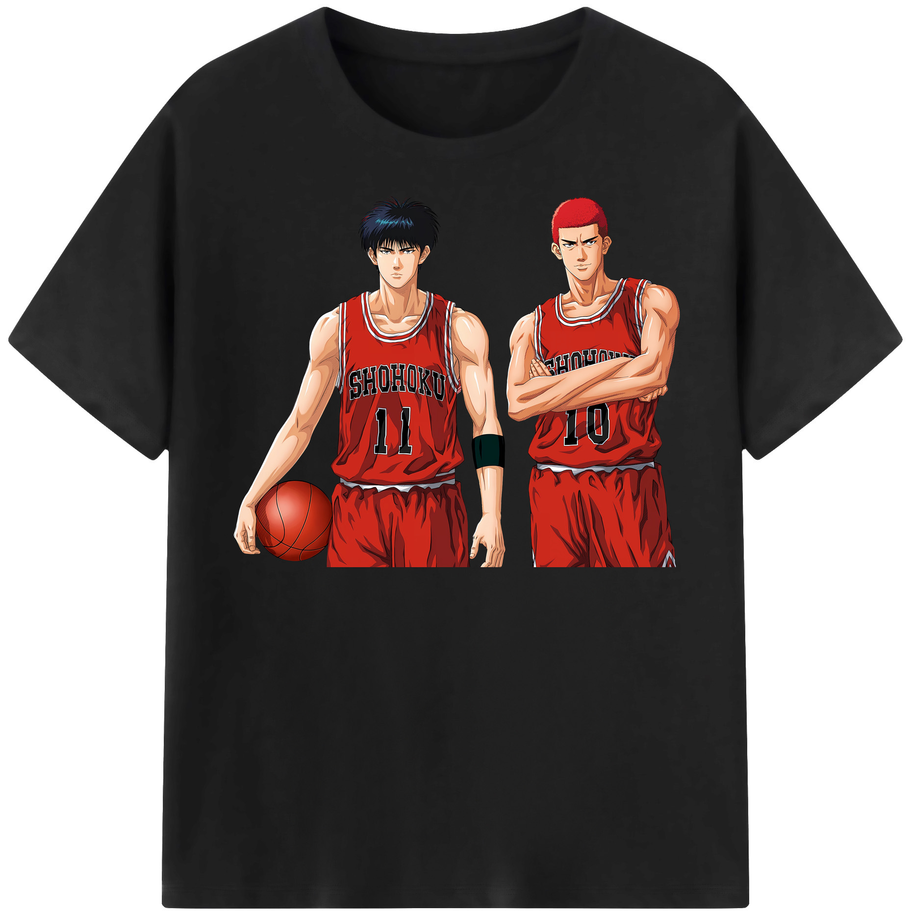 （画像用） SLAM DUNK／スラムダンク レディースカジュアルプリントTシャツ（綿100％）