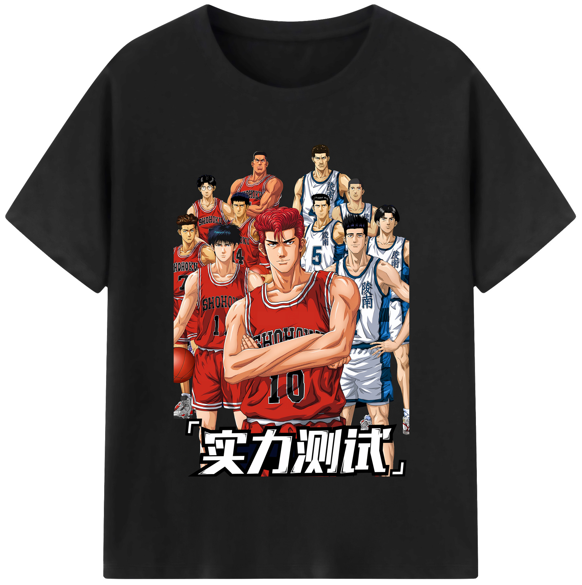 （画像用） SLAM DUNK／スラムダンク レディースカジュアルプリントTシャツ（綿100％）