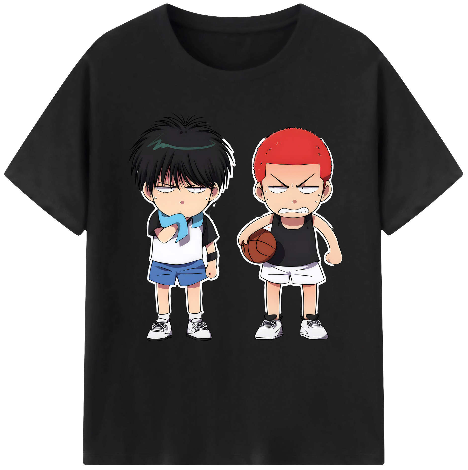（画像用） SLAM DUNK／スラムダンク レディースカジュアルプリントTシャツ（綿100％）