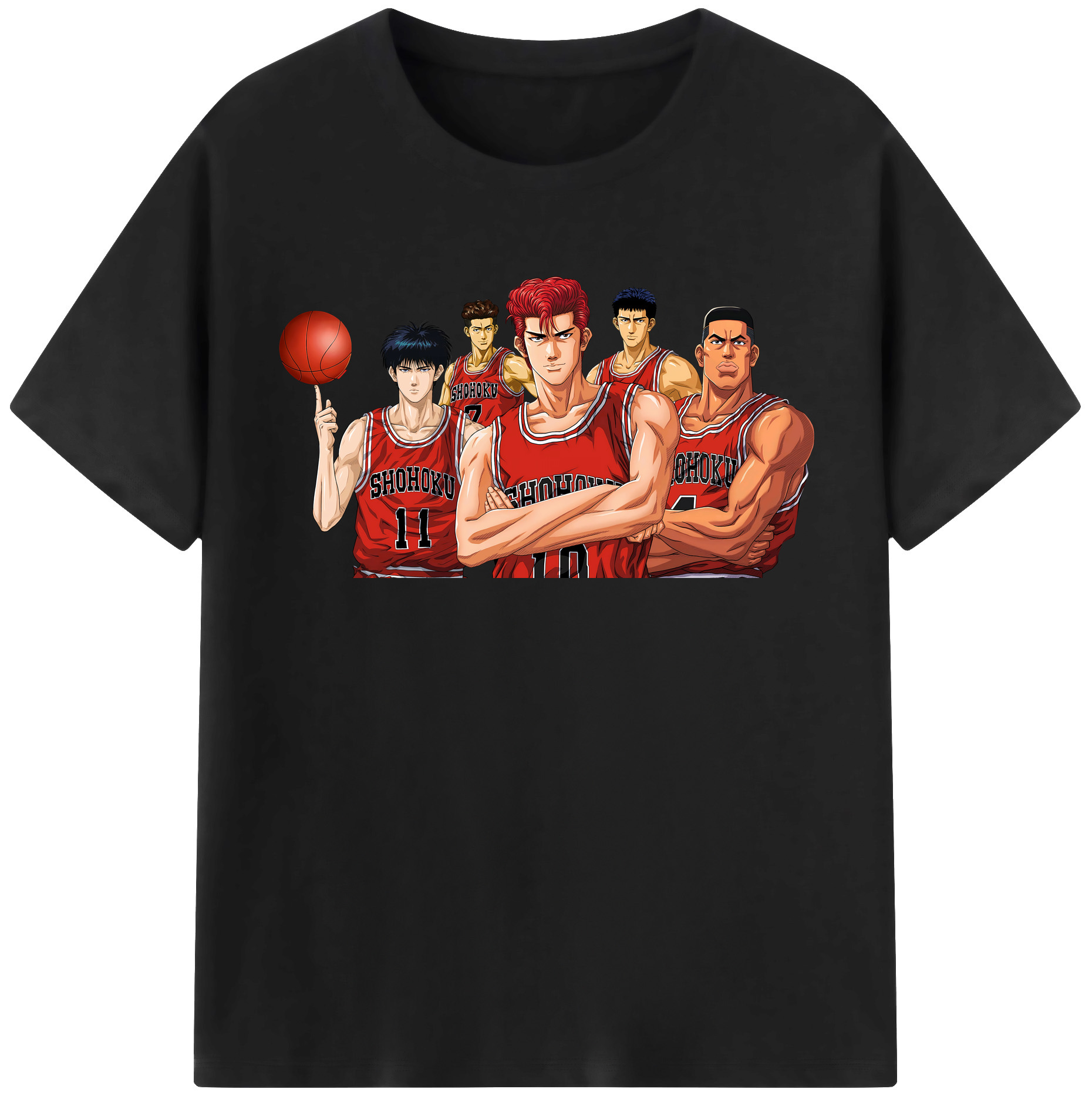 （画像用） SLAM DUNK／スラムダンク レディースカジュアルプリントTシャツ（綿100％）
