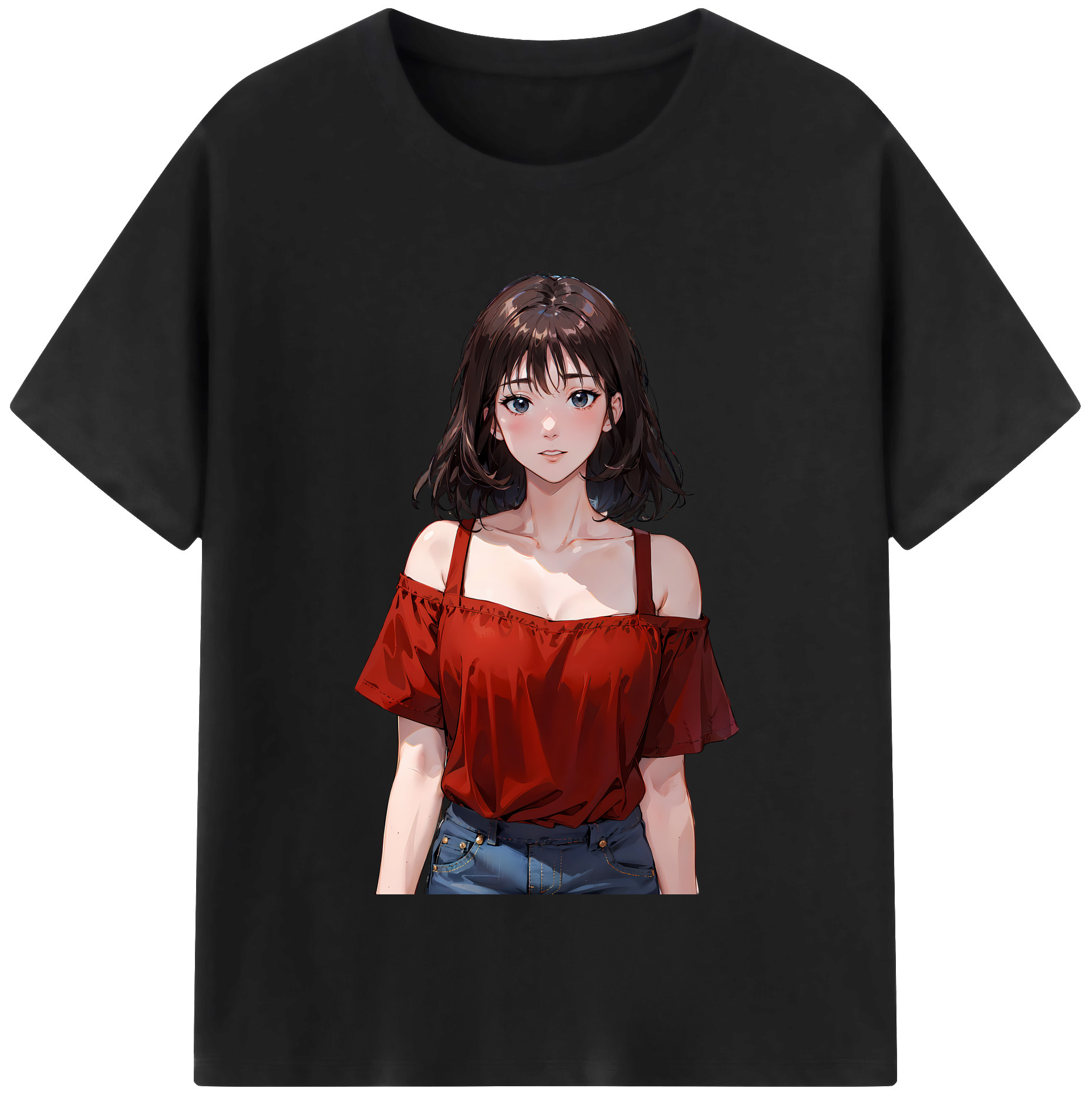 （画像用） SLAM DUNK／スラムダンク レディースカジュアルプリントTシャツ（綿100％）