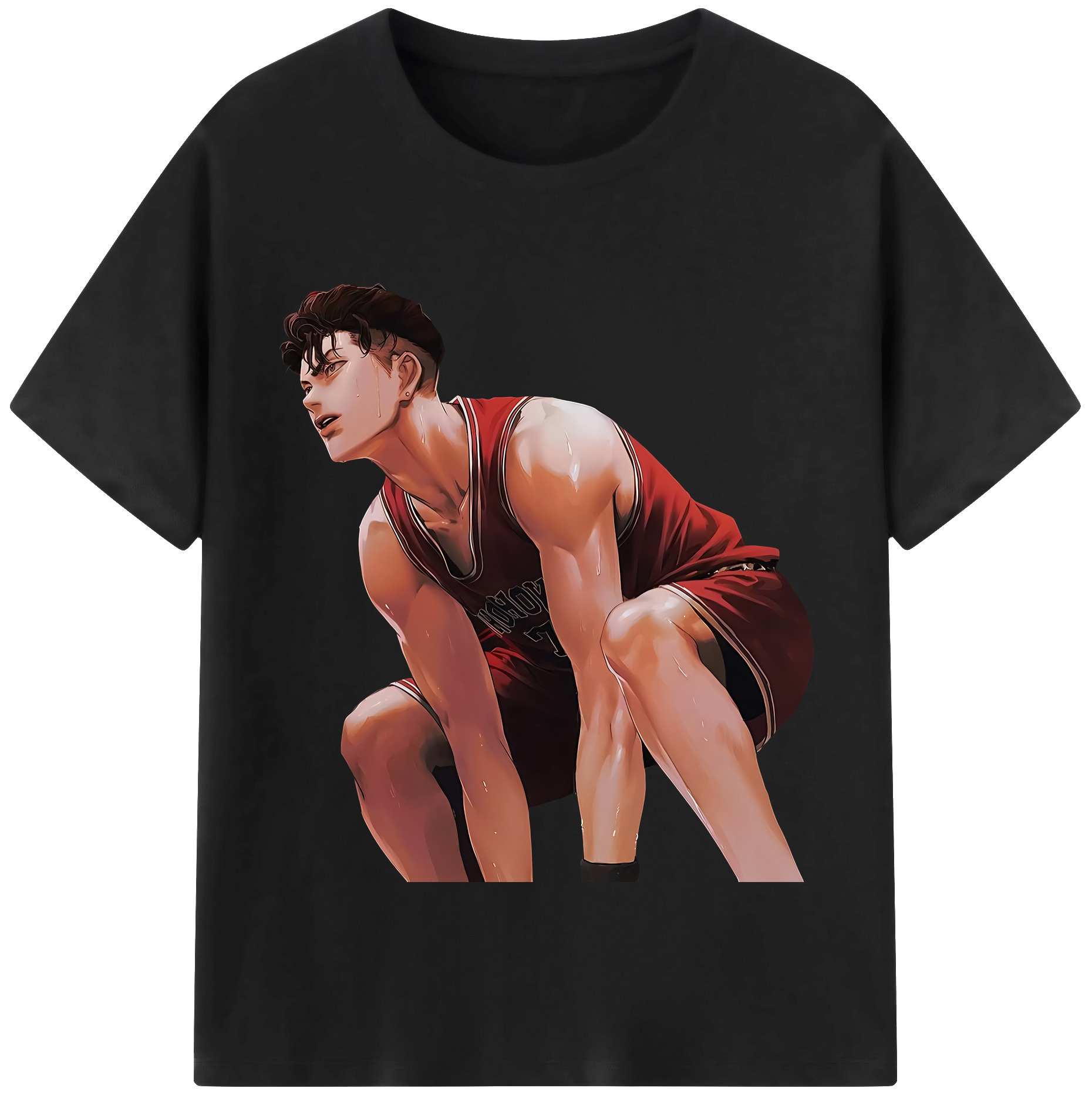 （画像用） SLAM DUNK／スラムダンク レディースカジュアルプリントTシャツ（綿100％）