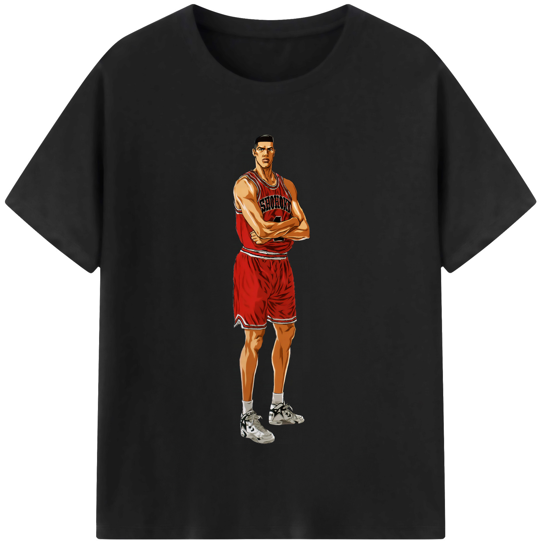 （画像用） SLAM DUNK／スラムダンク レディースカジュアルプリントTシャツ（綿100％）