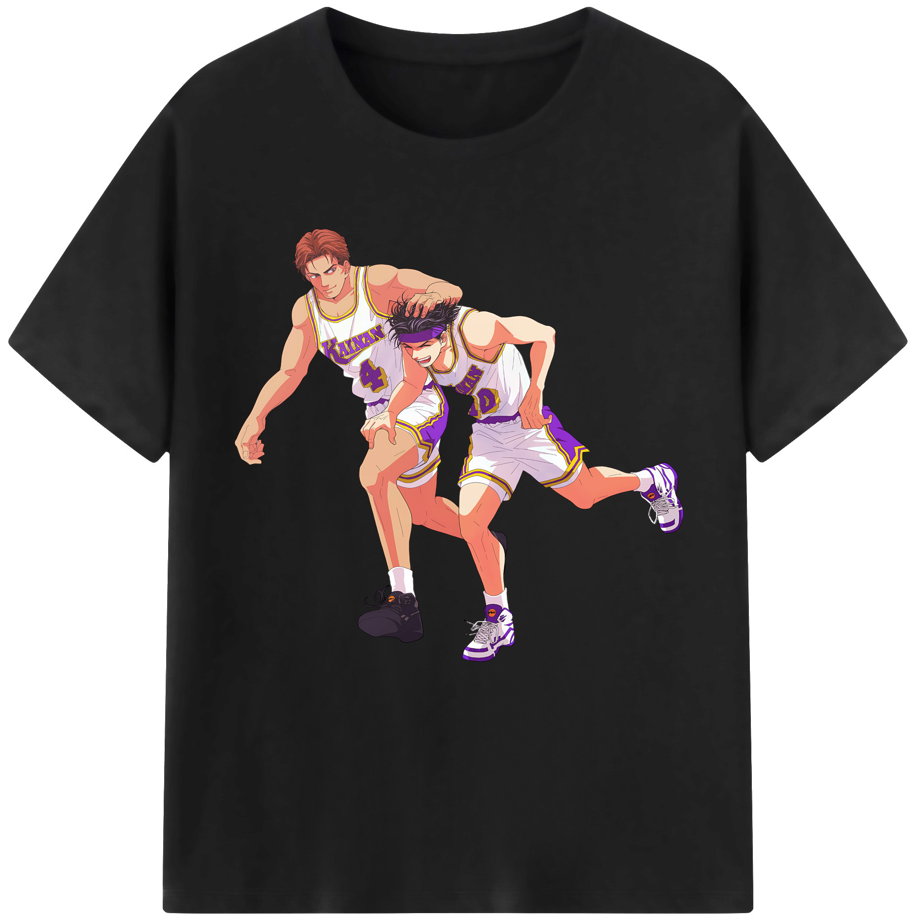 （画像用） SLAM DUNK／スラムダンク レディースカジュアルプリントTシャツ（綿100％）