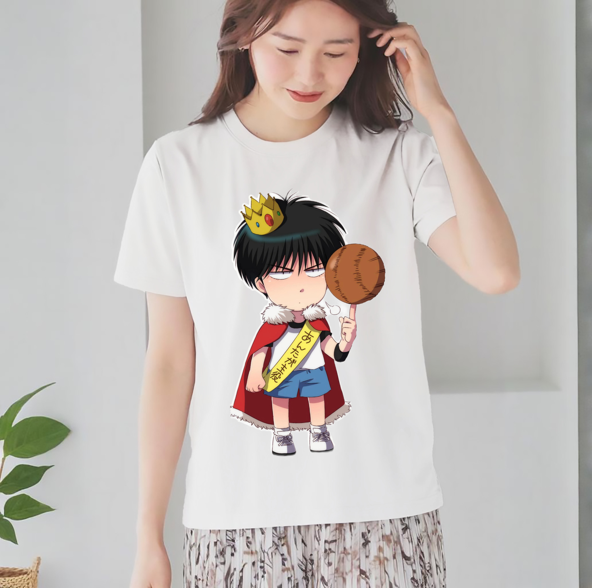 SLAM DUNK／スラムダンク レディースカジュアルプリントTシャツ（綿100％）
