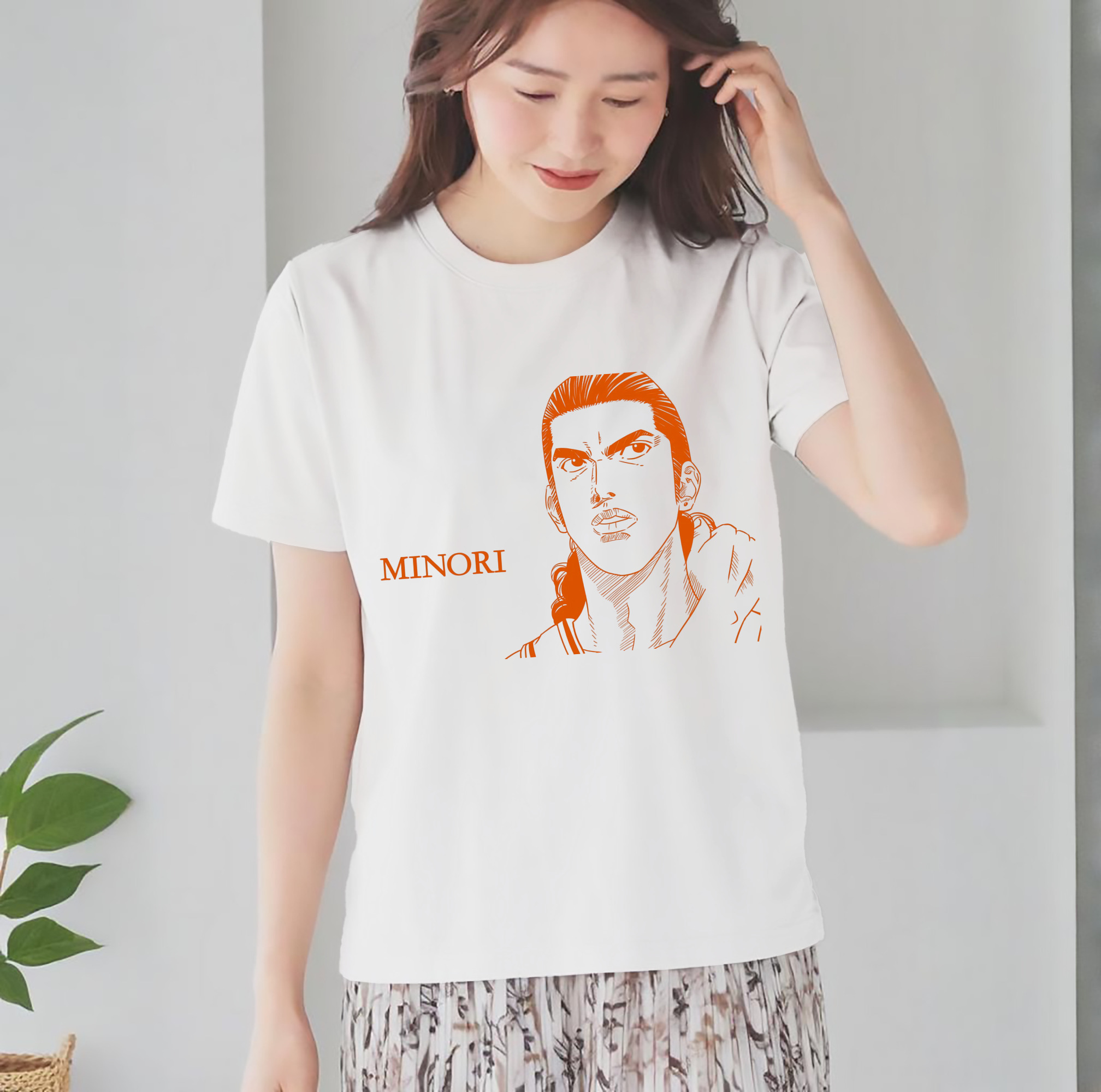 SLAM DUNK／スラムダンク レディースカジュアルプリントTシャツ（綿100％）