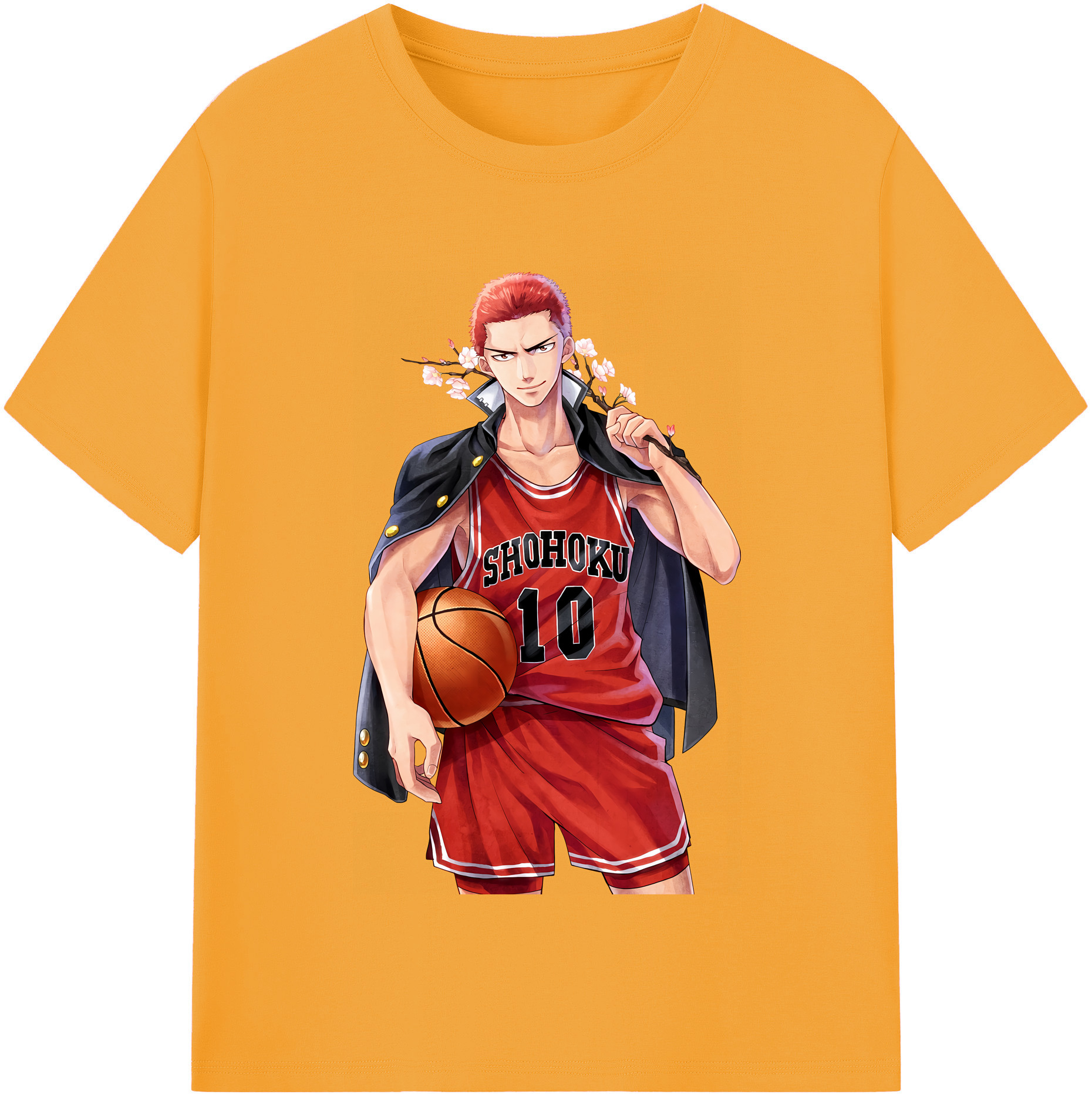（画像用） SLAM DUNK／スラムダンク レディースカジュアルプリントTシャツ（綿100％）