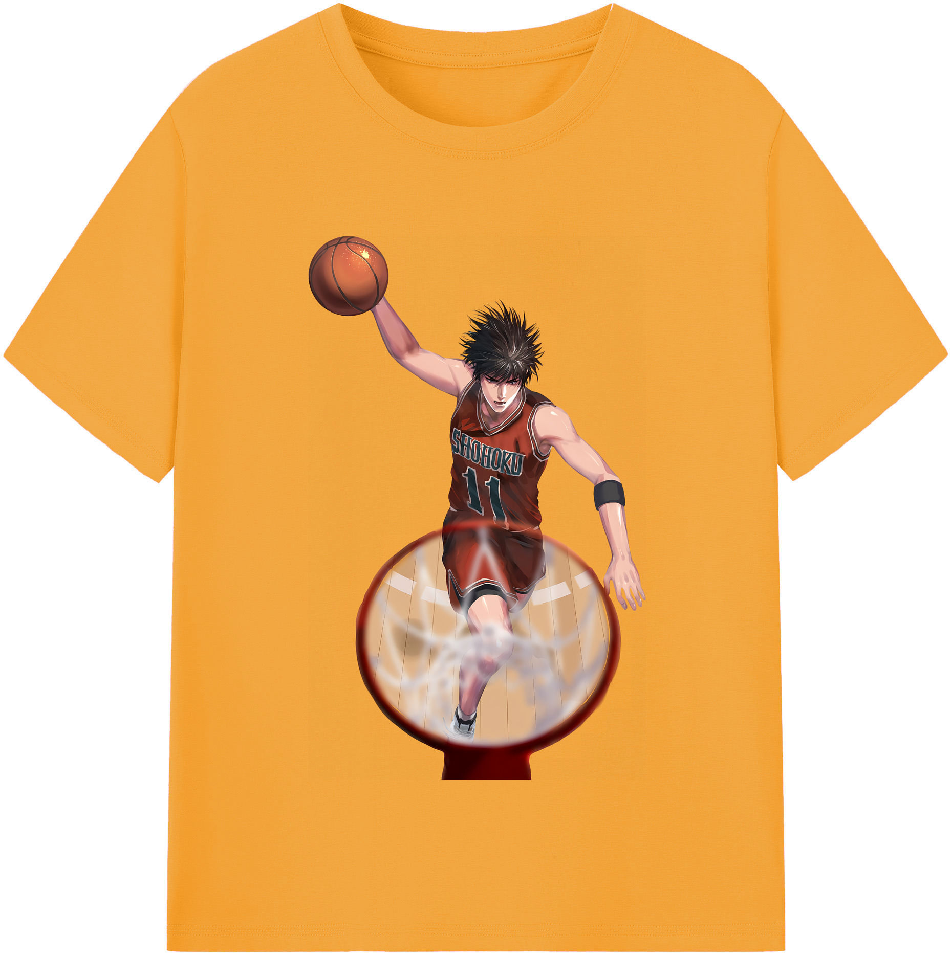 （画像用） SLAM DUNK／スラムダンク レディースカジュアルプリントTシャツ（綿100％）