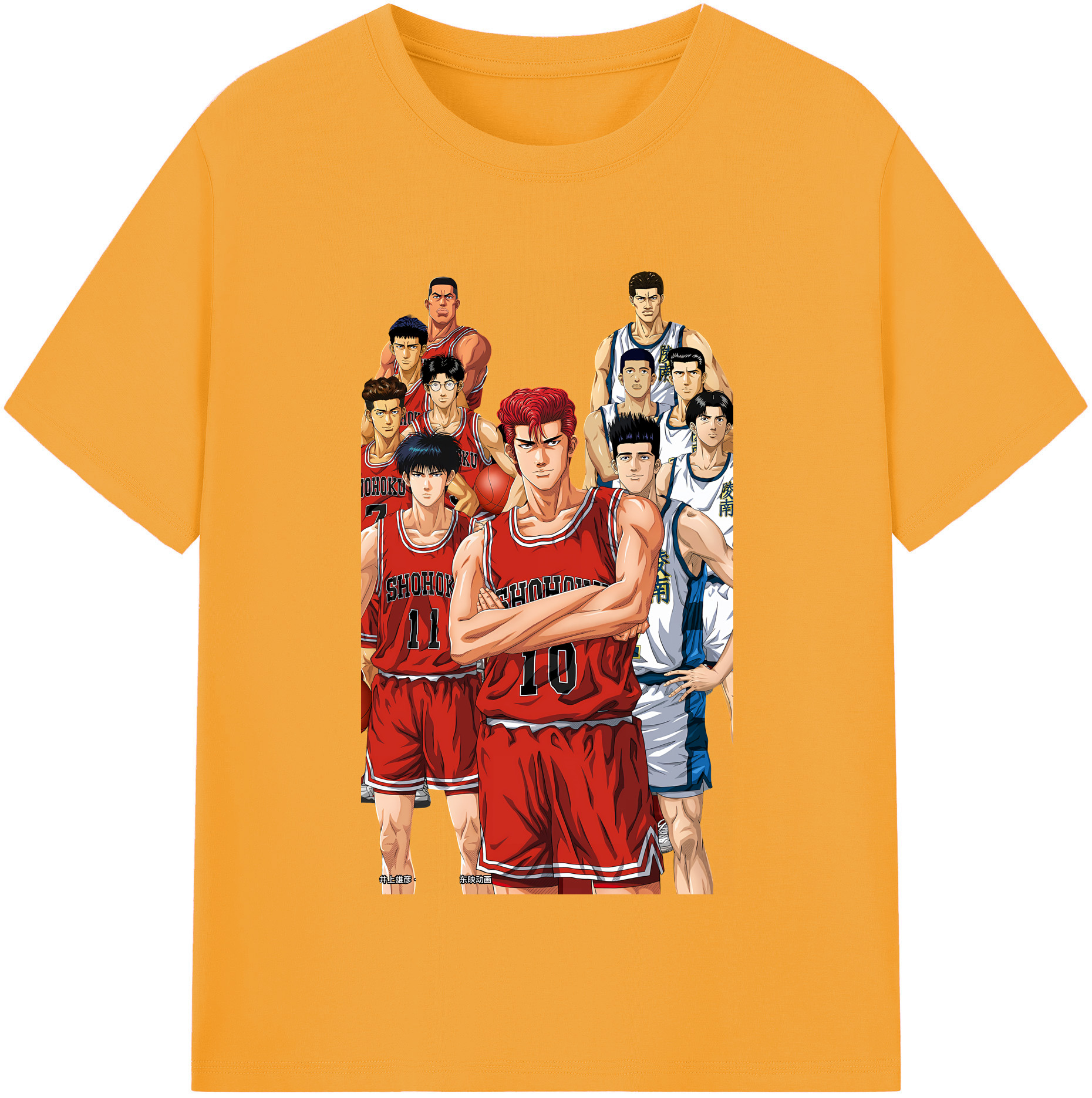 （画像用） SLAM DUNK／スラムダンク レディースカジュアルプリントTシャツ（綿100％）