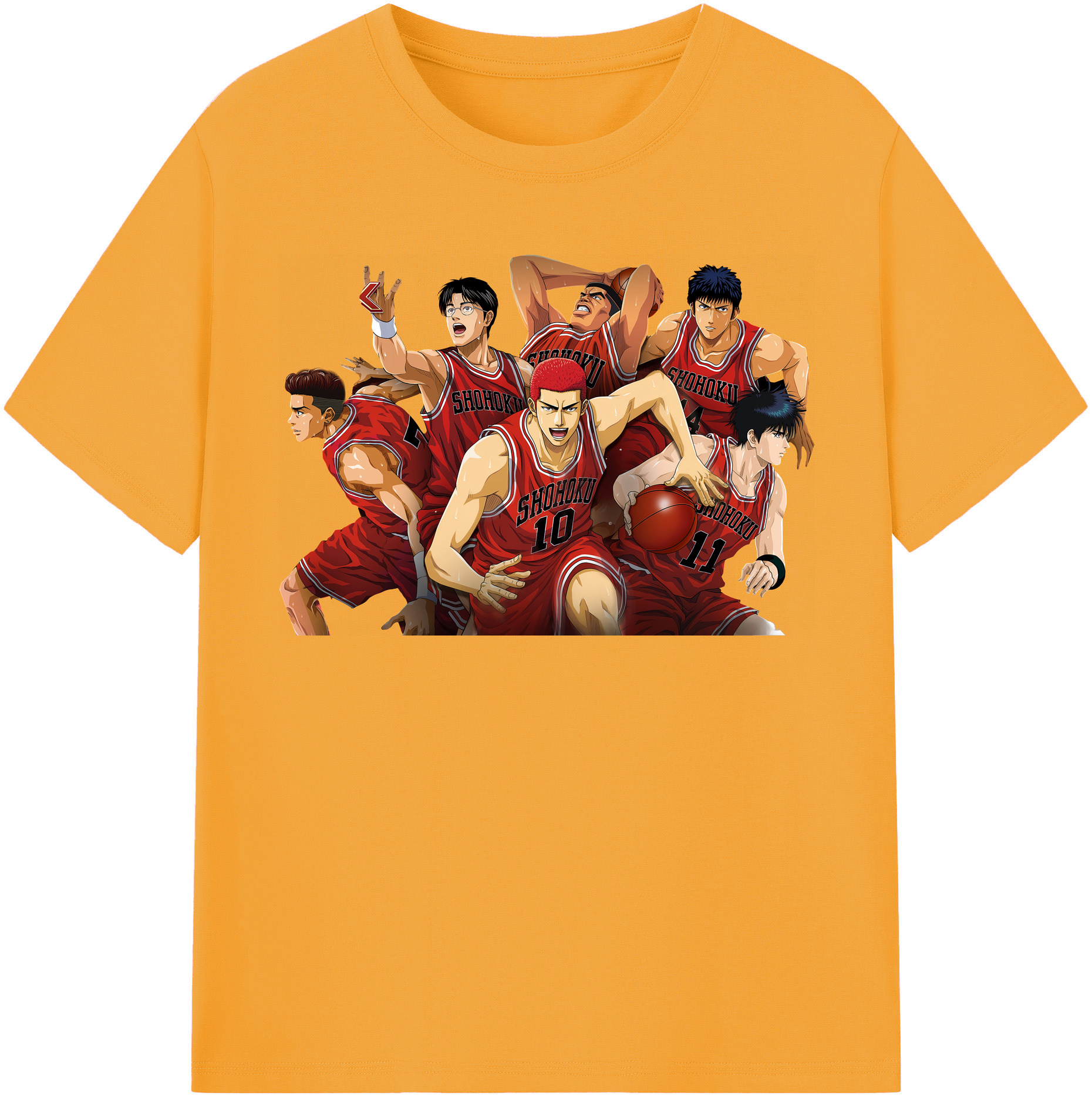 （画像用） SLAM DUNK／スラムダンク レディースカジュアルプリントTシャツ（綿100％）
