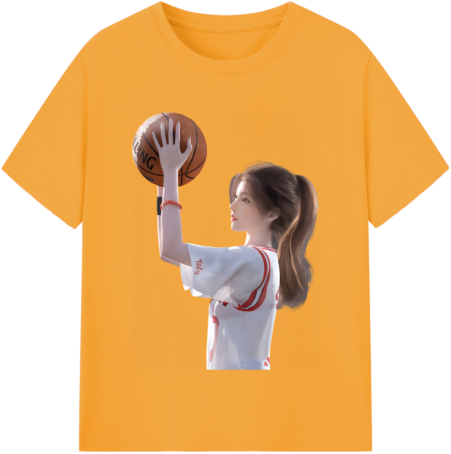 （画像用） SLAM DUNK／スラムダンク レディースカジュアルプリントTシャツ（綿100％）