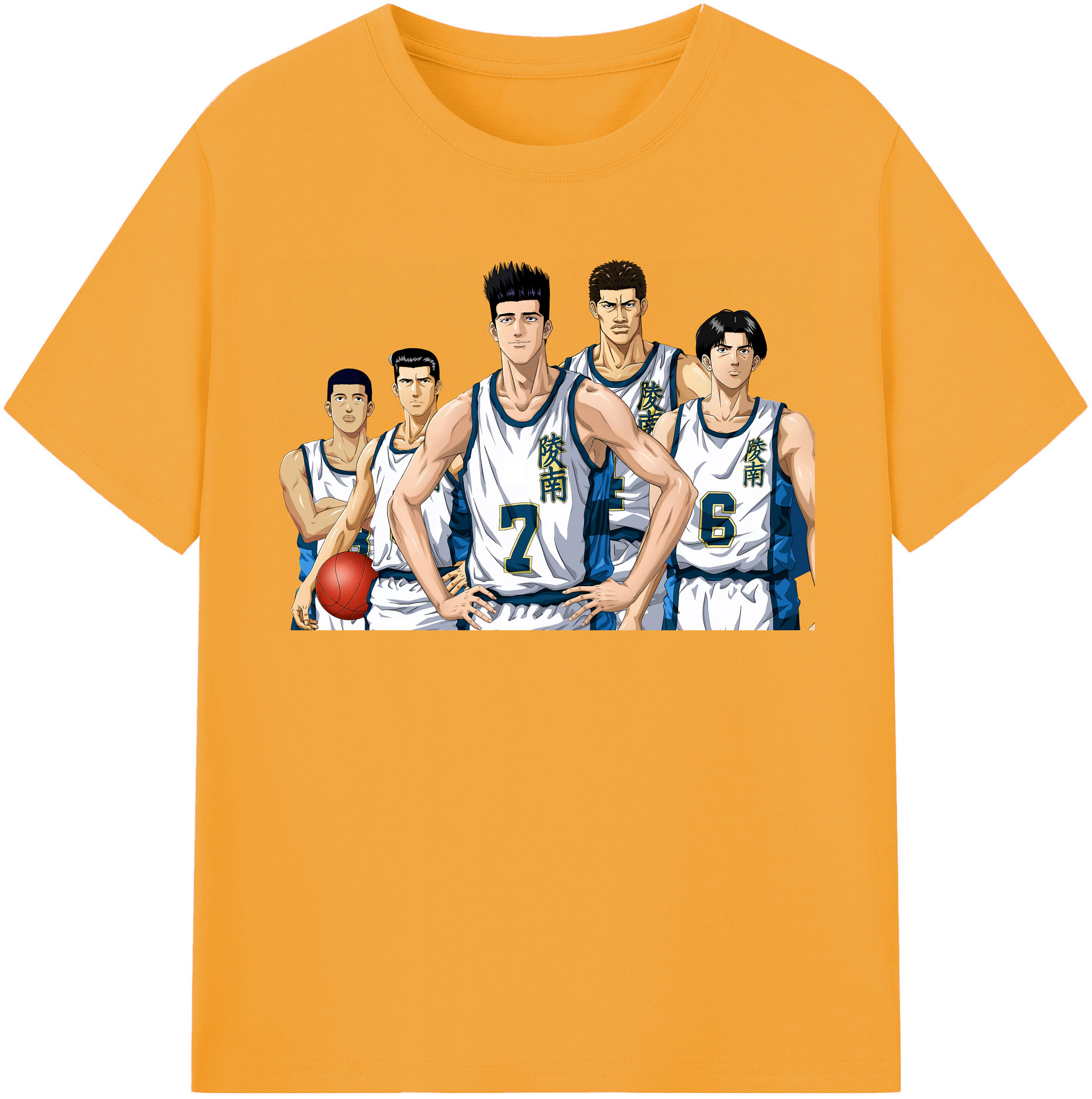（画像用） SLAM DUNK／スラムダンク レディースカジュアルプリントTシャツ（綿100％）