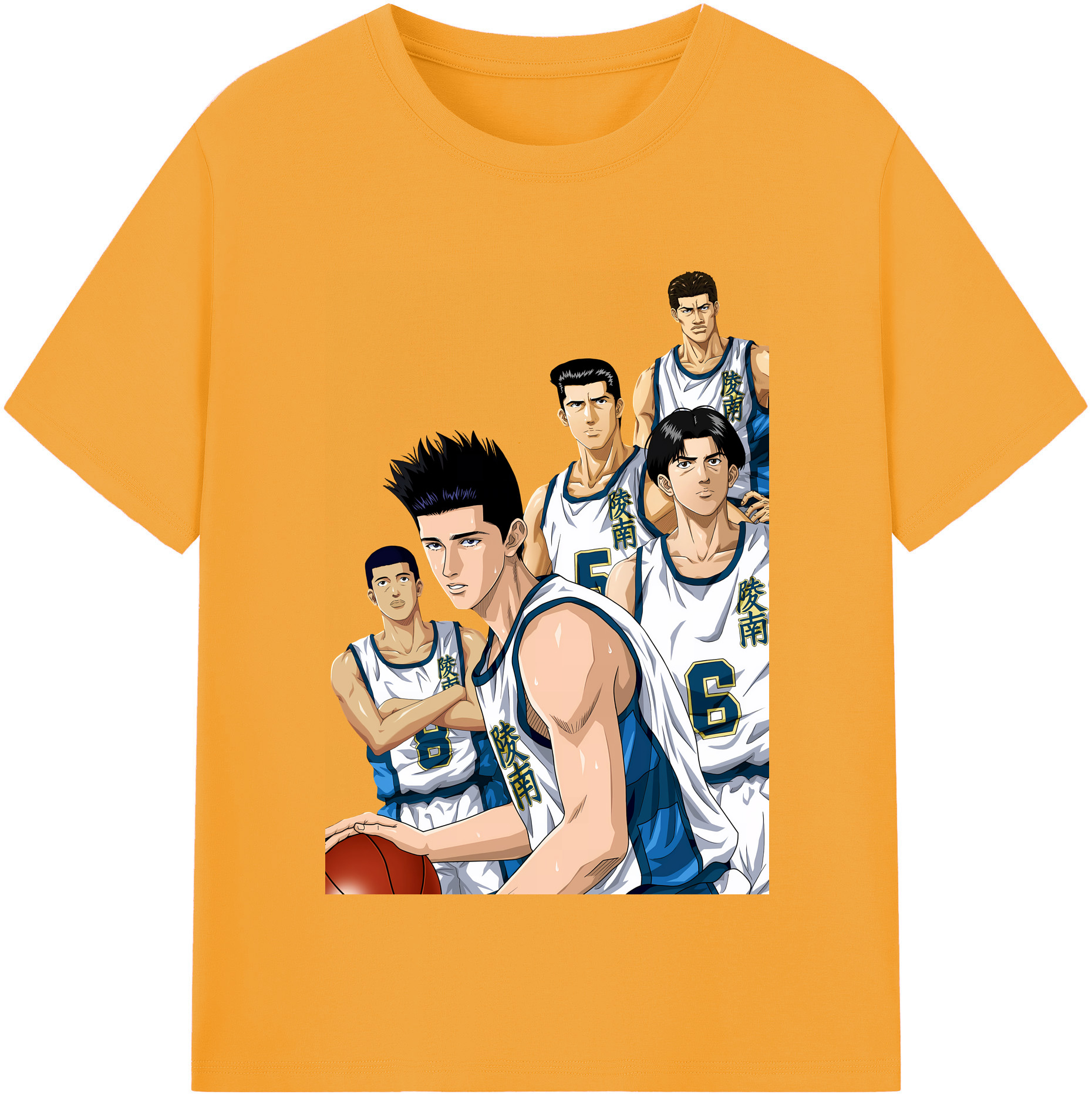 （画像用） SLAM DUNK／スラムダンク レディースカジュアルプリントTシャツ（綿100％）