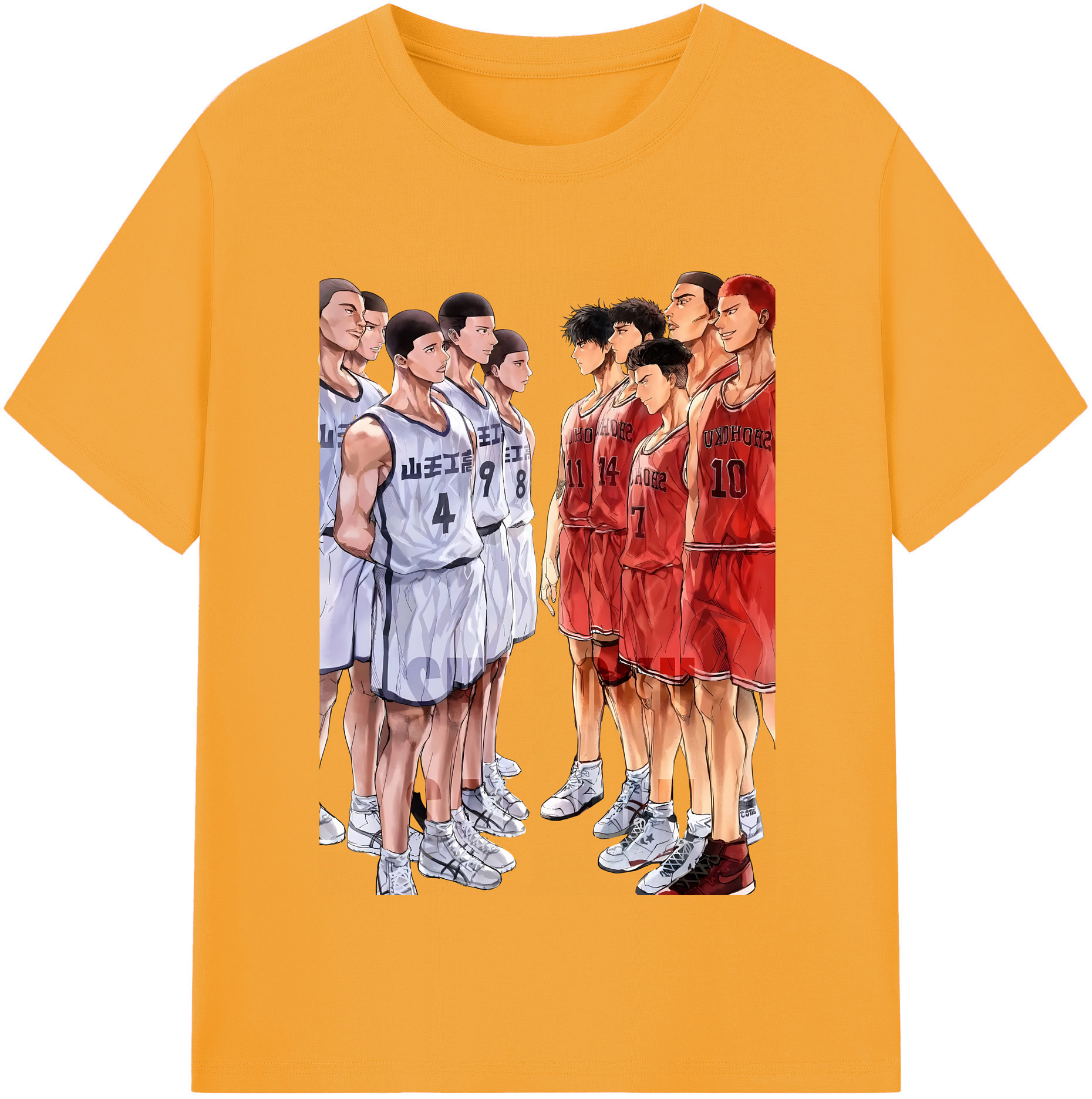 （画像用） SLAM DUNK／スラムダンク レディースカジュアルプリントTシャツ（綿100％）