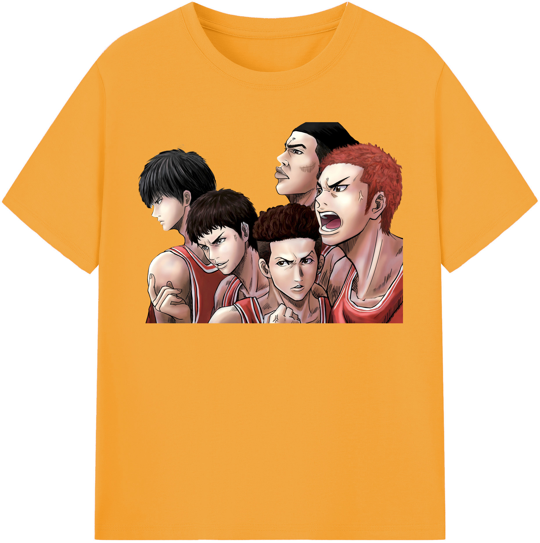 （画像用） SLAM DUNK／スラムダンク レディースカジュアルプリントTシャツ（綿100％）