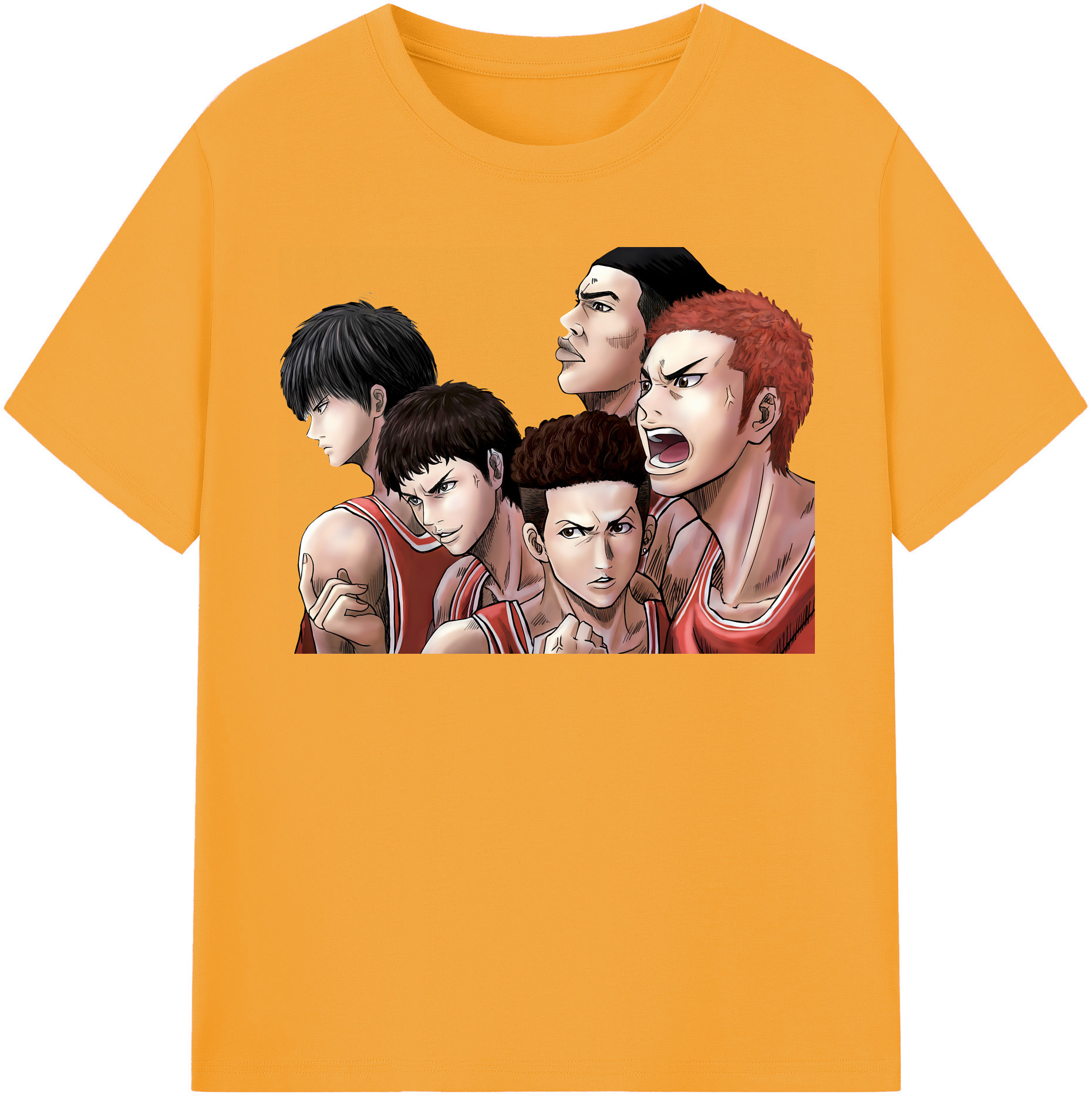 （画像用） SLAM DUNK／スラムダンク レディースカジュアルプリントTシャツ（綿100％）