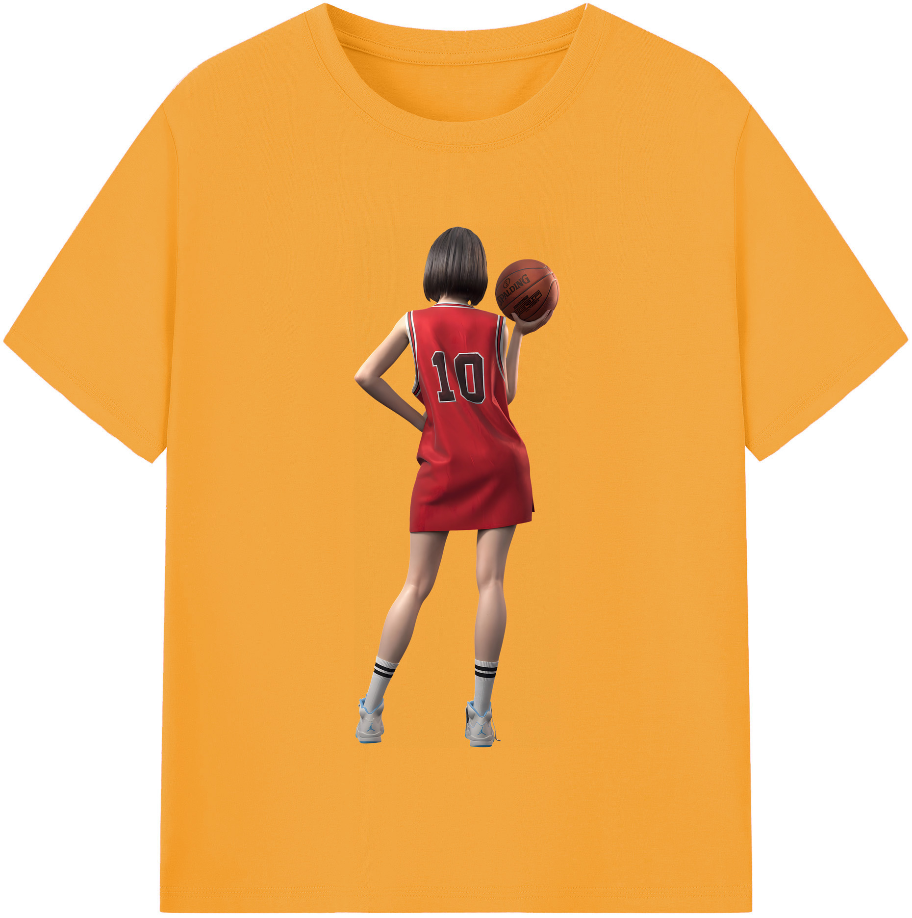 （画像用） SLAM DUNK／スラムダンク レディースカジュアルプリントTシャツ（綿100％）