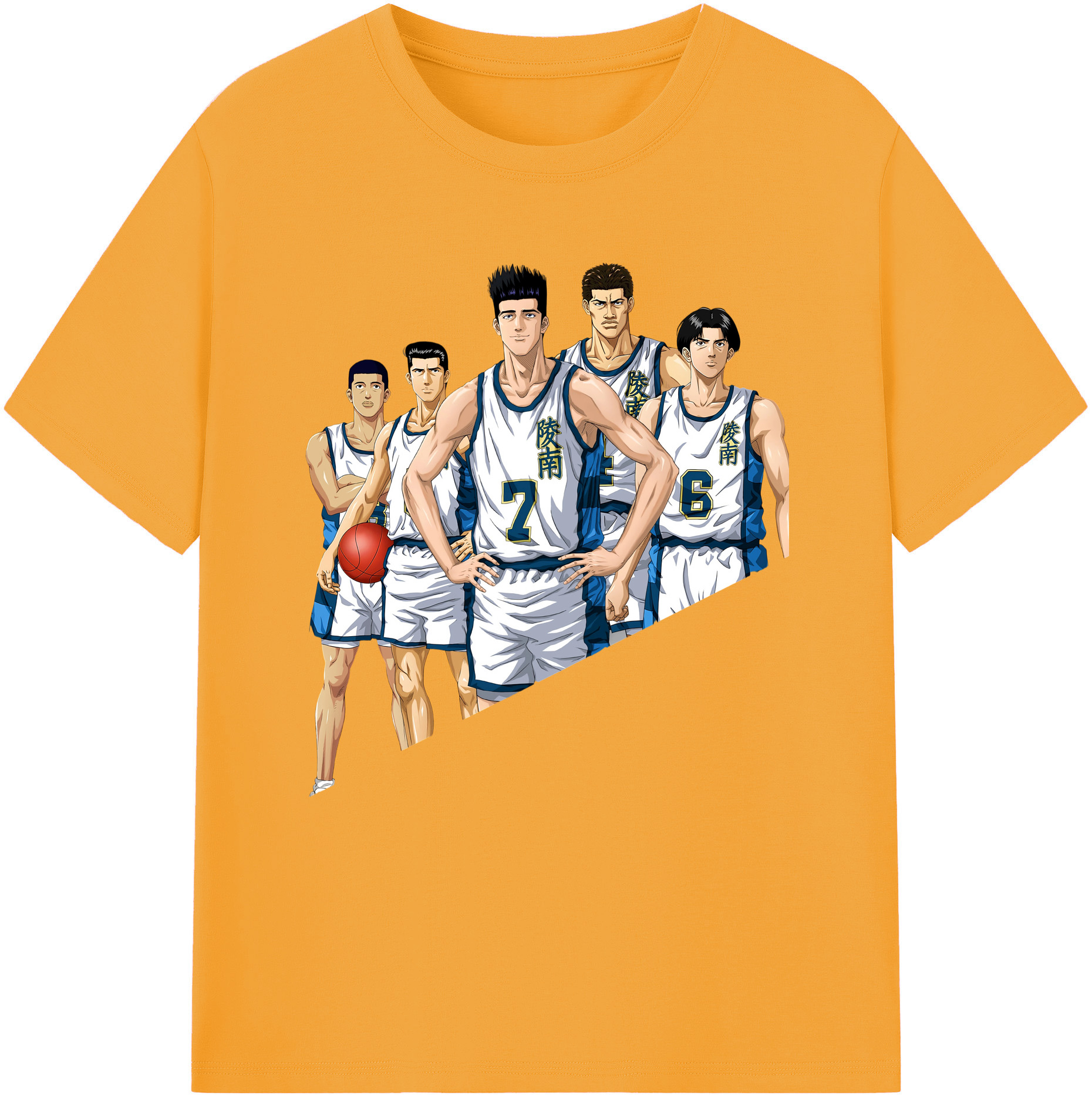 （画像用） SLAM DUNK／スラムダンク レディースカジュアルプリントTシャツ（綿100％）