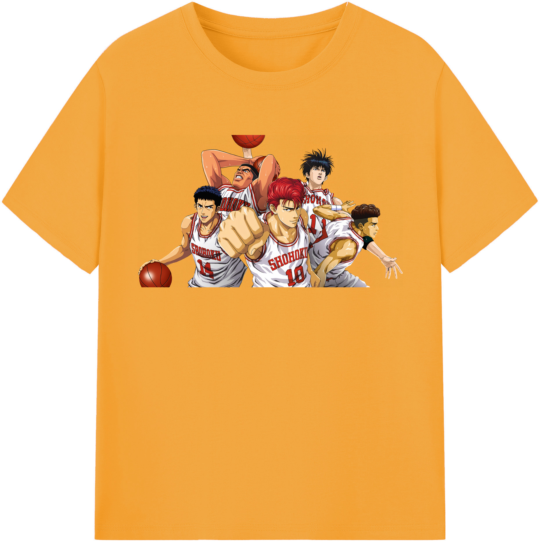 （画像用） SLAM DUNK／スラムダンク レディースカジュアルプリントTシャツ（綿100％）