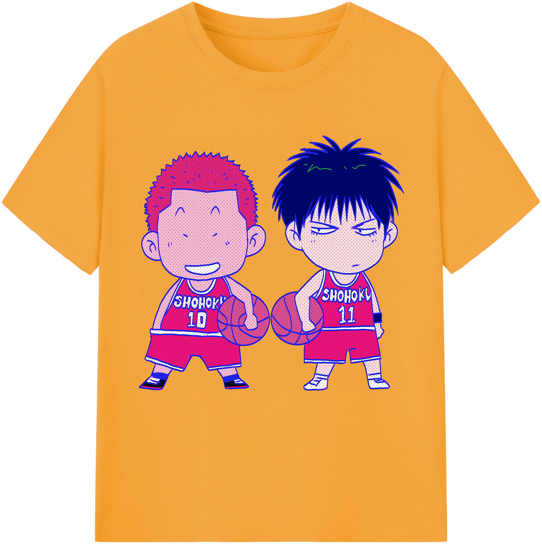 （画像用） SLAM DUNK／スラムダンク レディースカジュアルプリントTシャツ（綿100％）