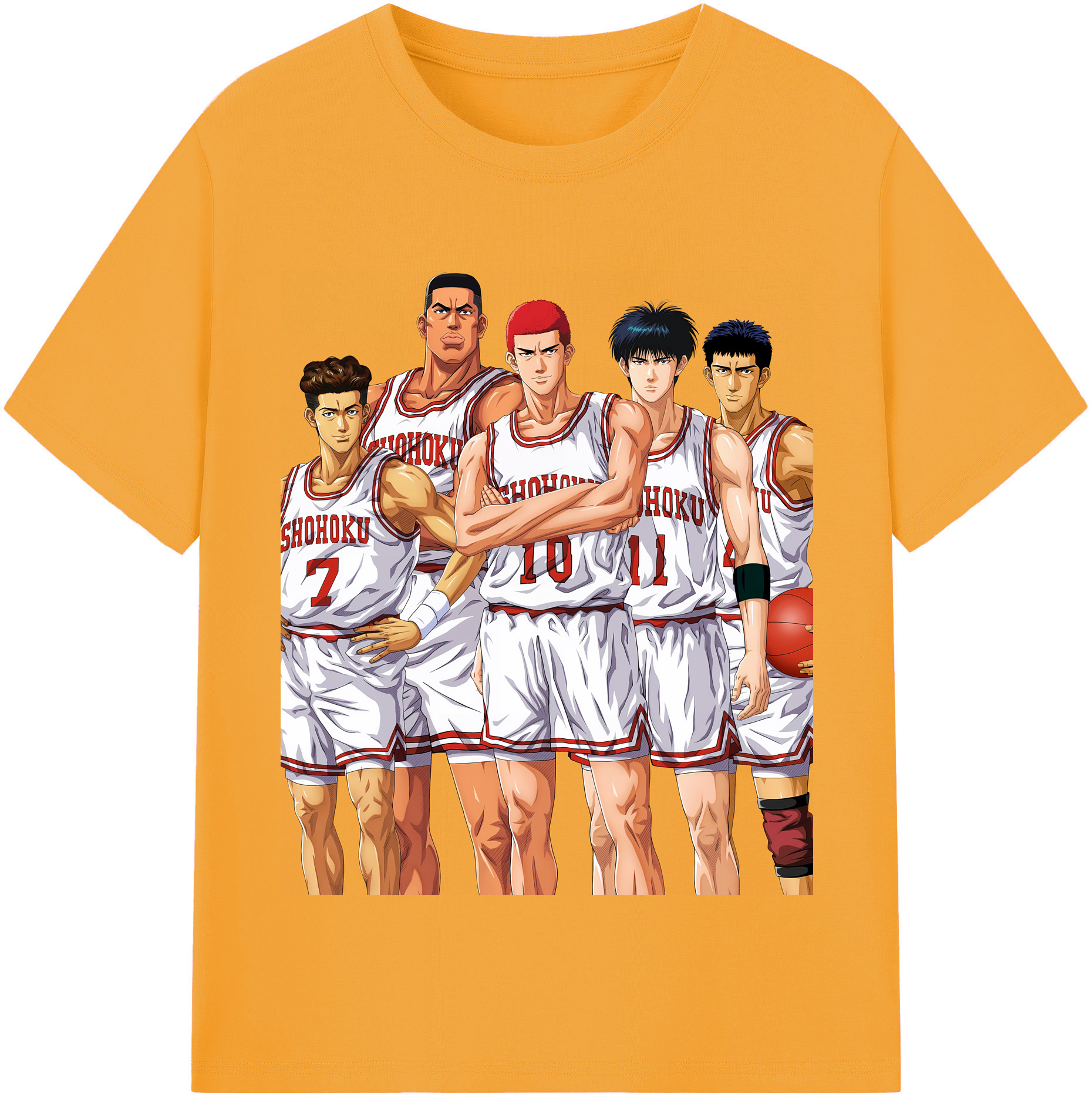 （画像用） SLAM DUNK／スラムダンク レディースカジュアルプリントTシャツ（綿100％）