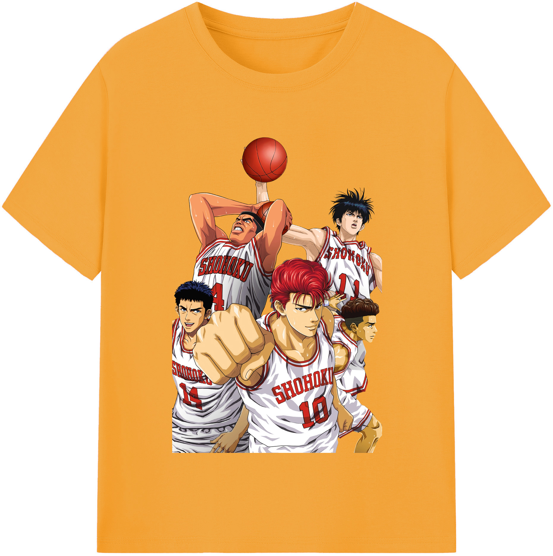 （画像用） SLAM DUNK／スラムダンク レディースカジュアルプリントTシャツ（綿100％）