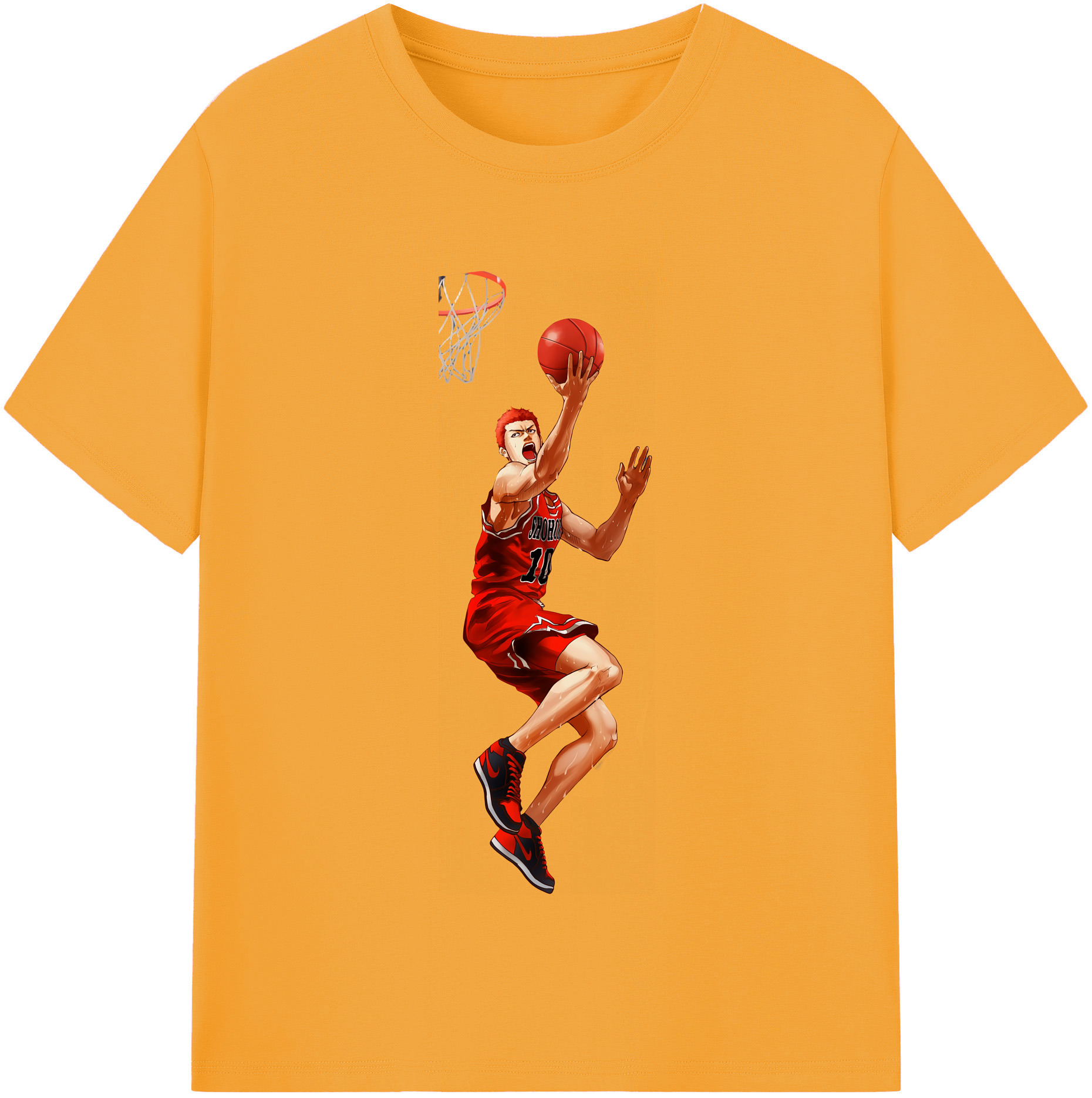 （画像用） SLAM DUNK／スラムダンク レディースカジュアルプリントTシャツ（綿100％）